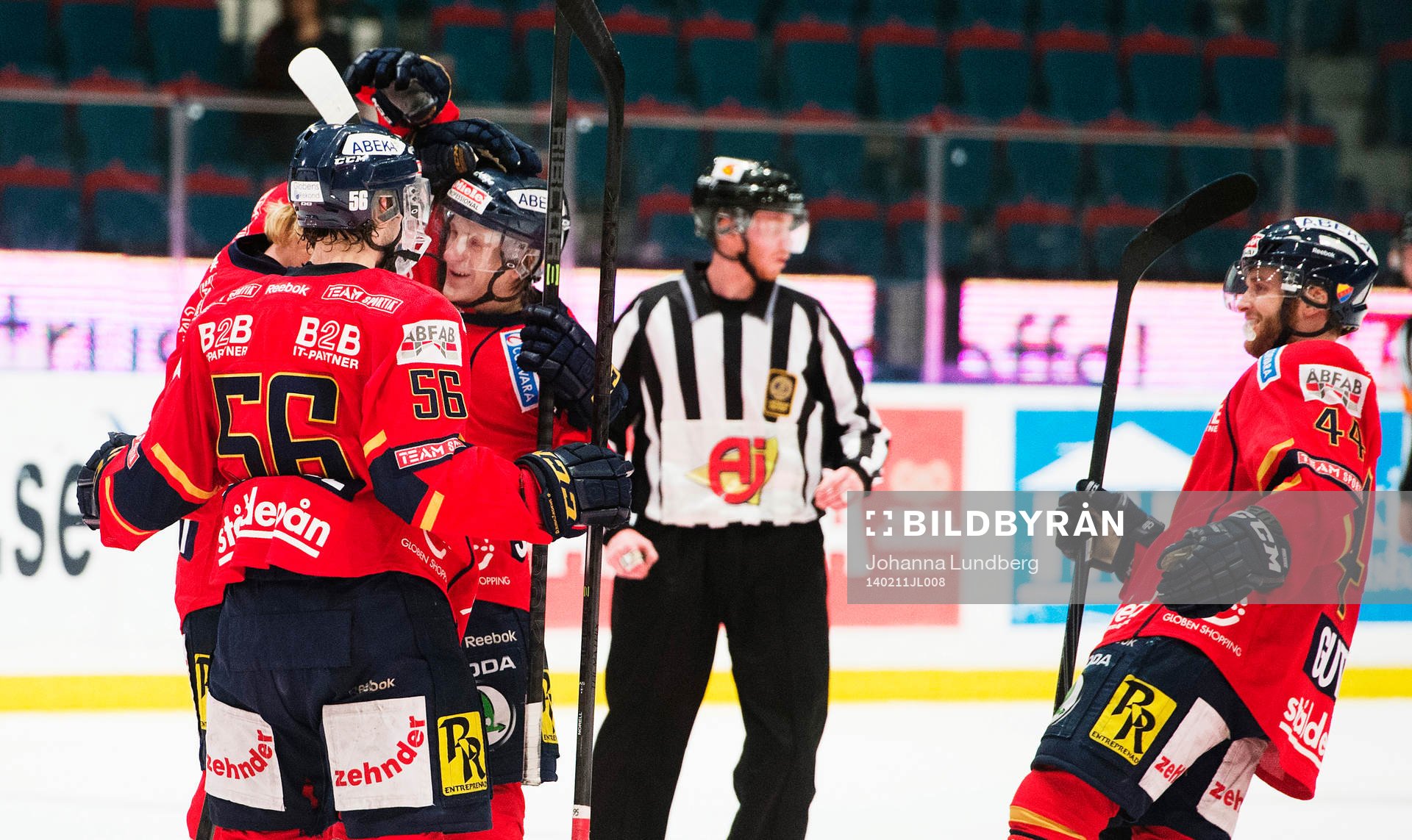 Djurgårdens spelare jublar