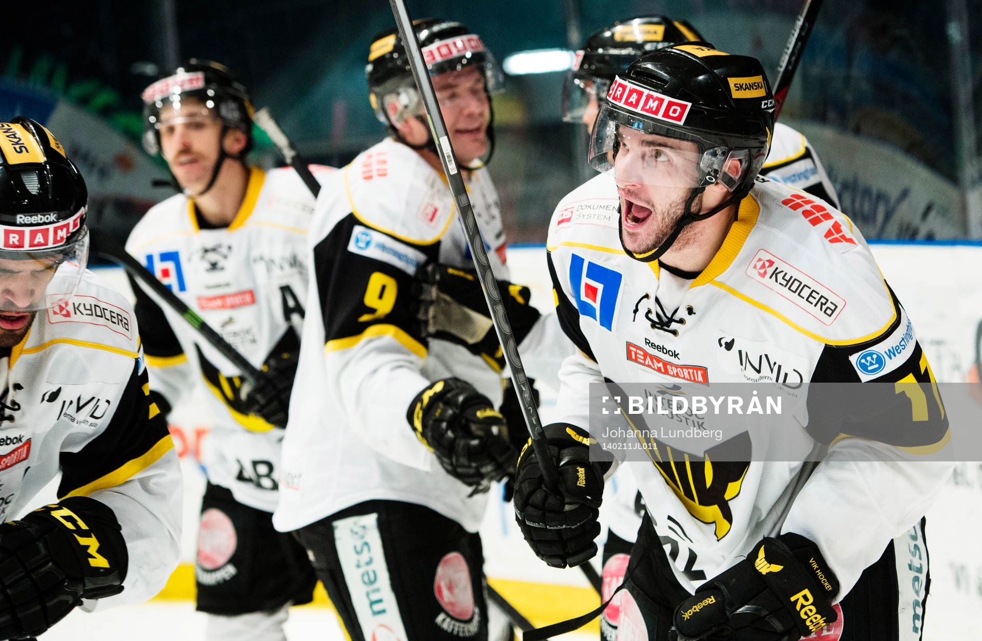 Västerås Luca Caputi jublar