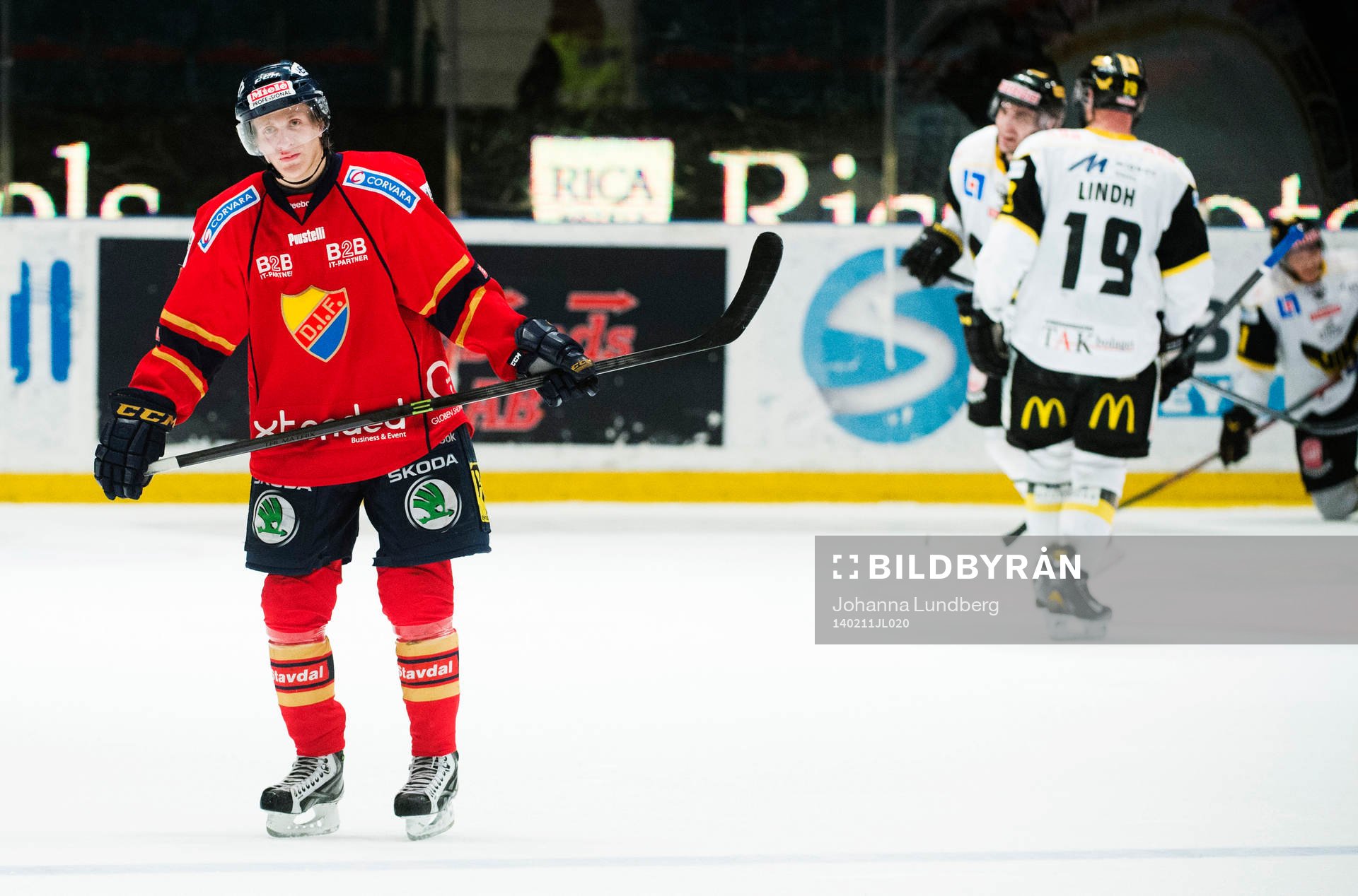 Djurgårdens Marcus Sörensen  deppar