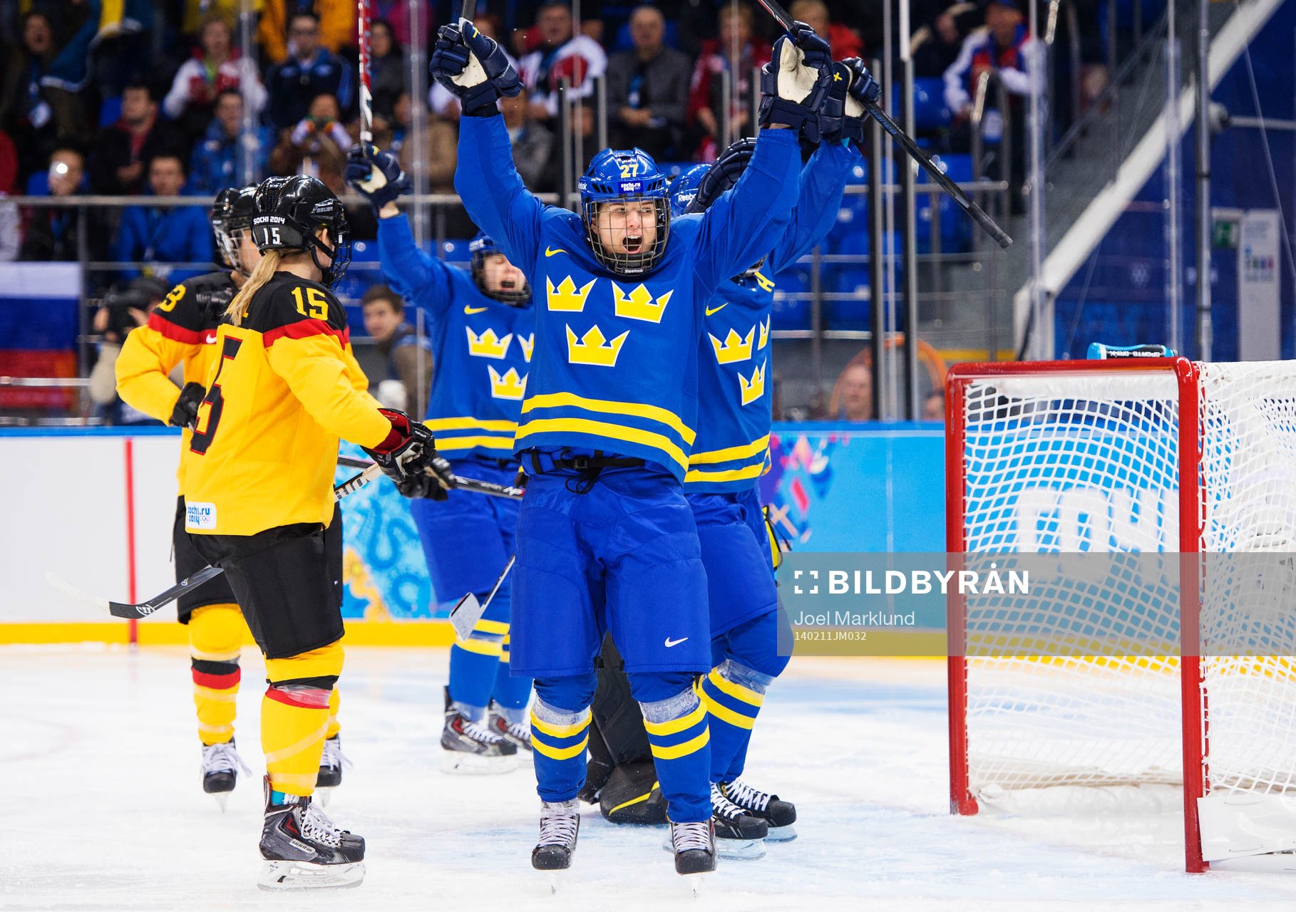 Sveriges Emma Nordin jublar