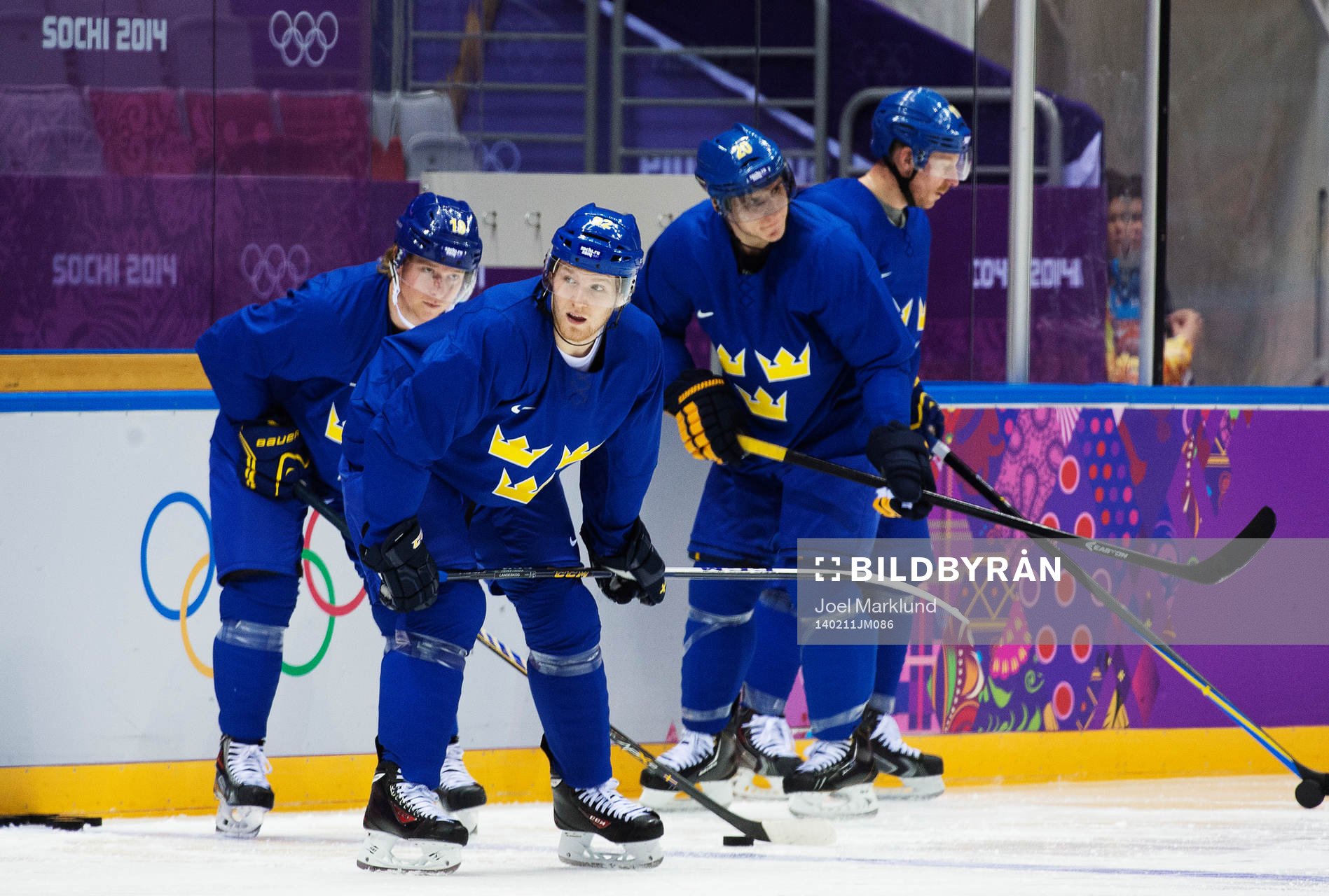 Nicklas Bäckström, Gabriel Landeskog, Alexander Steen och