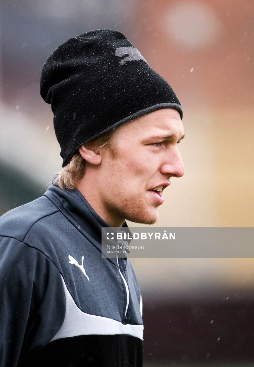 Malmö FFs Emil Forsberg när Malmö FF tränar