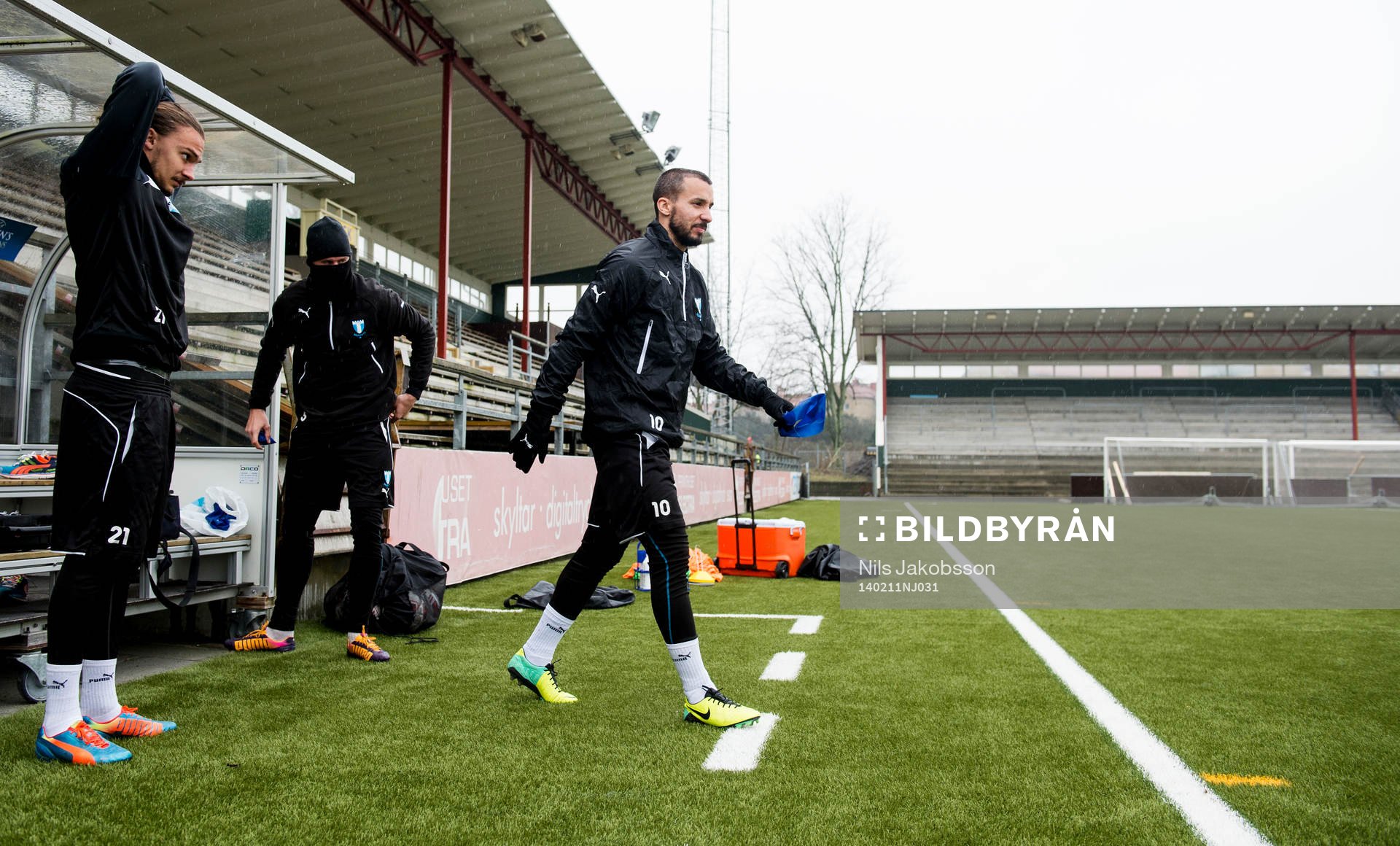 Malmö FFs Erik Johansson, Pontus Jansson och Guillermo
