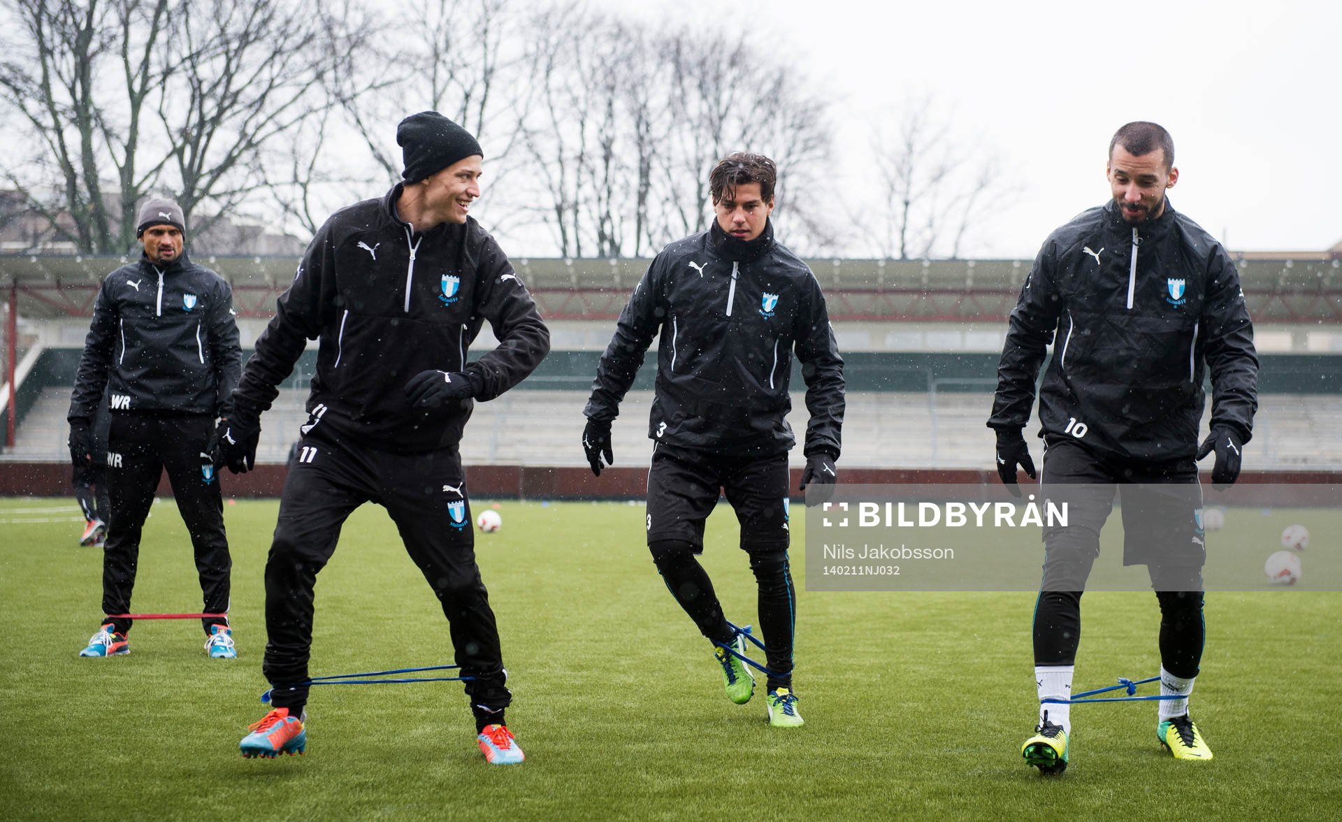 Malmö FFs fystränare Wilner Registre övervakar Simon