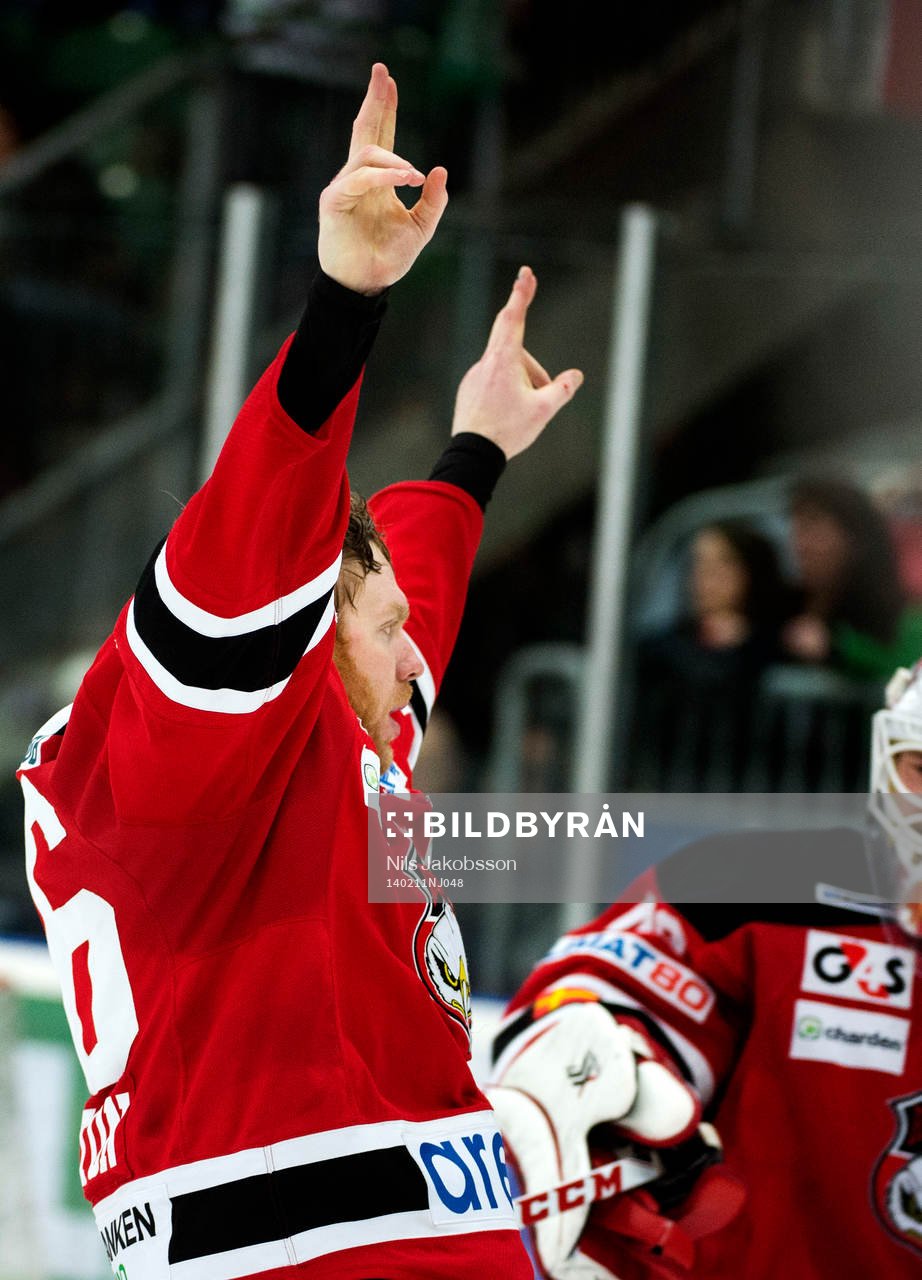 Malmö Redhawks David Liffiton jublar
