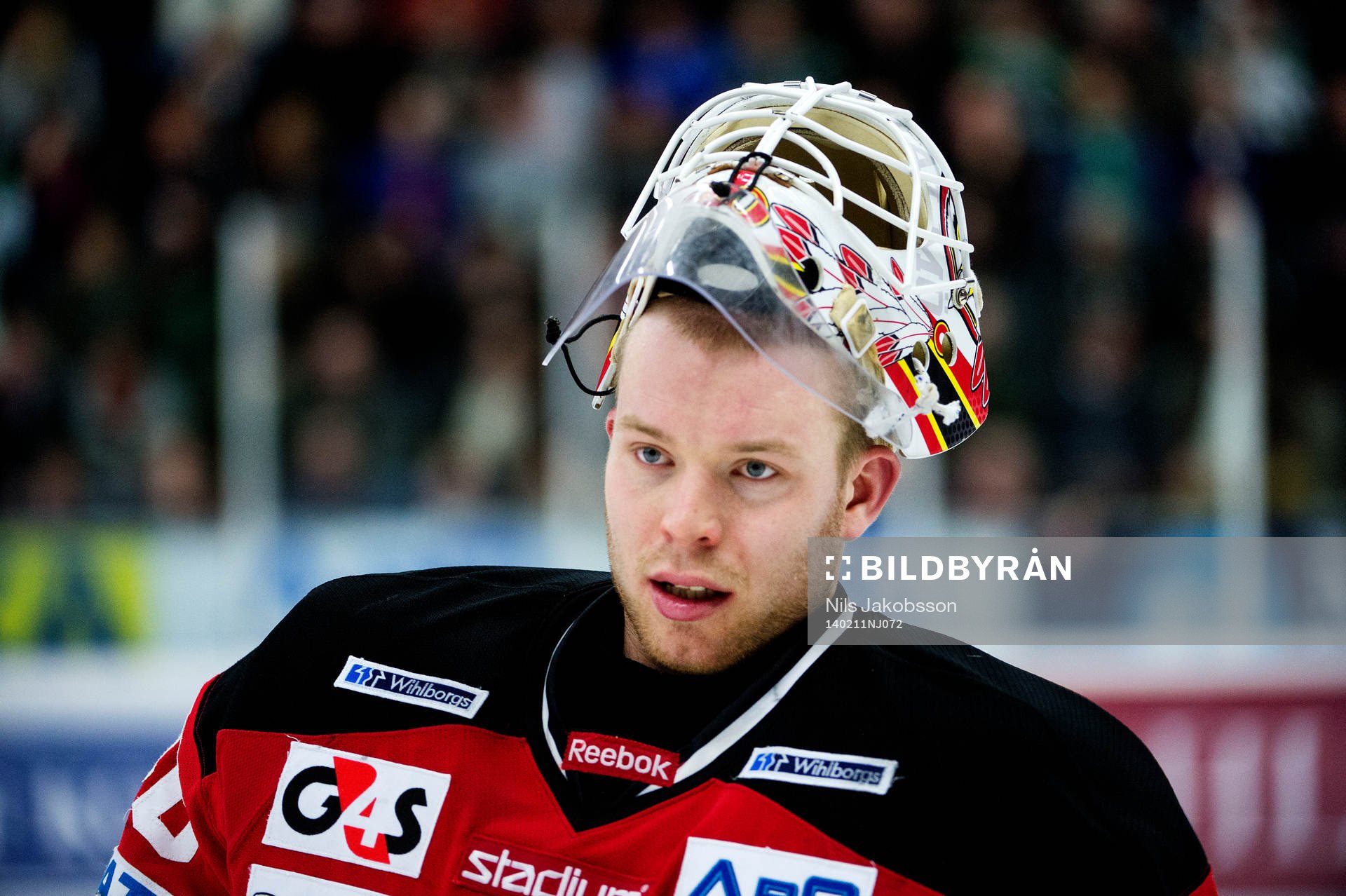 Malmö Redhawks målvakt Pontus Sjögren