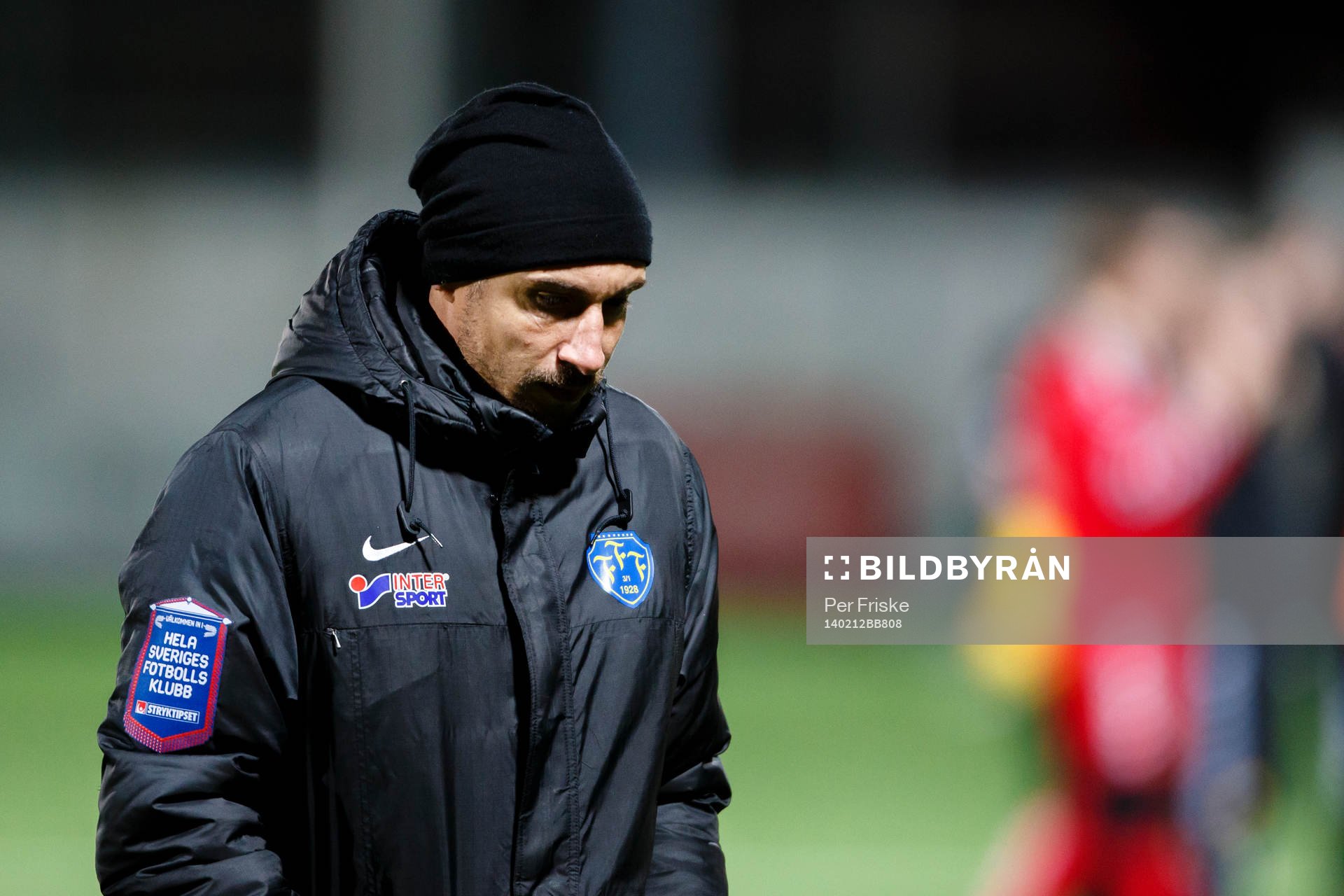 Falkenbergs tränare Henrik Larsson