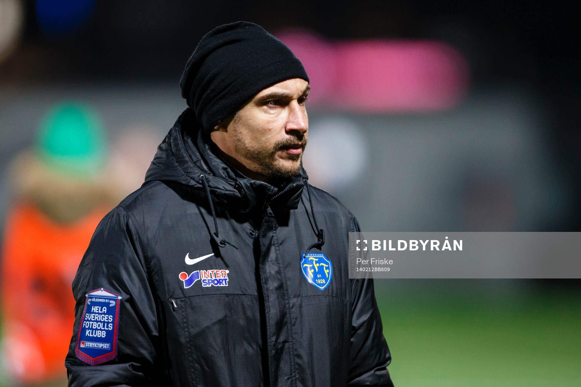 Falkenbergs tränare Henrik Larsson