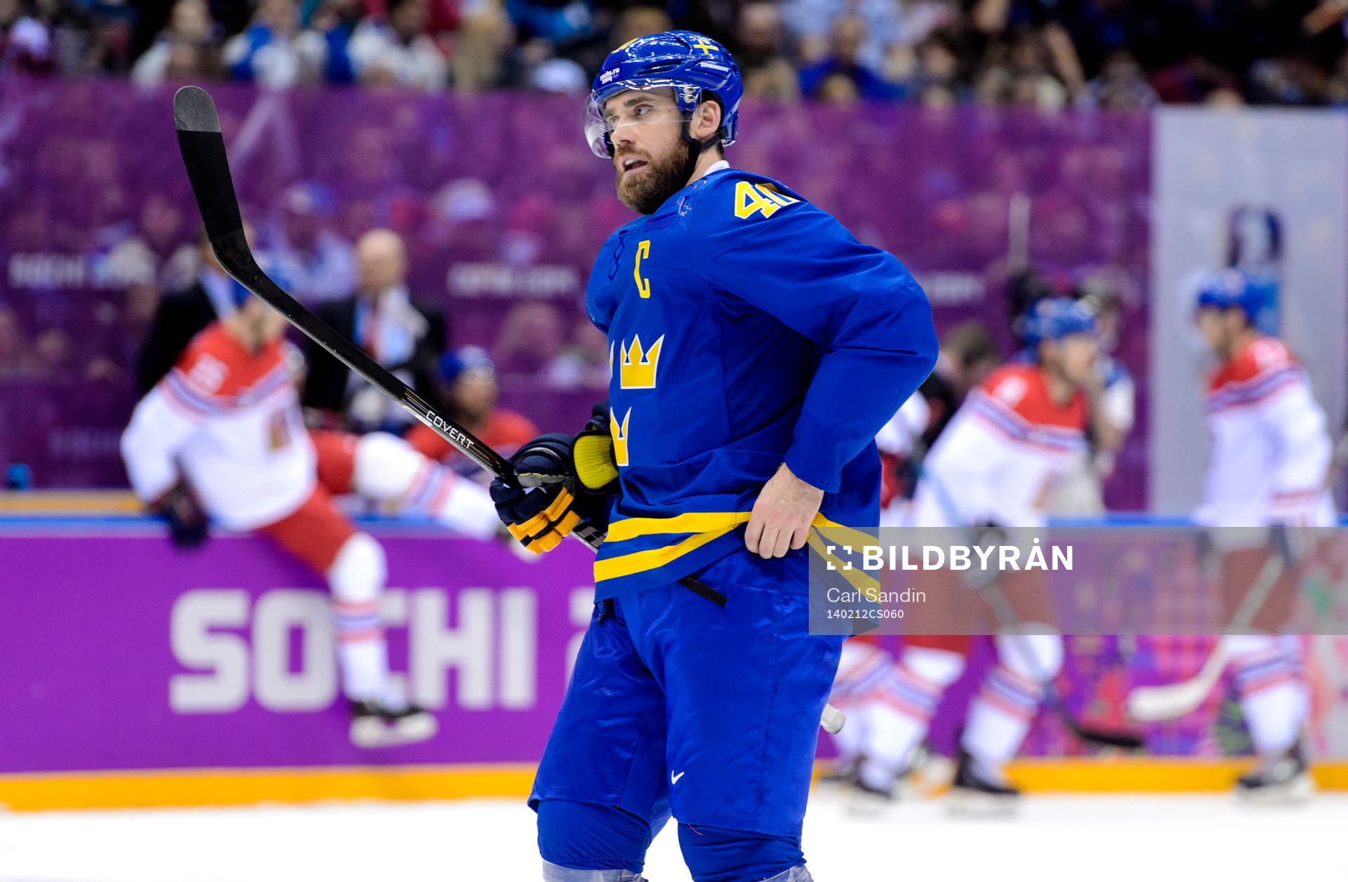 Sveriges Henrik Zetterberg deppar