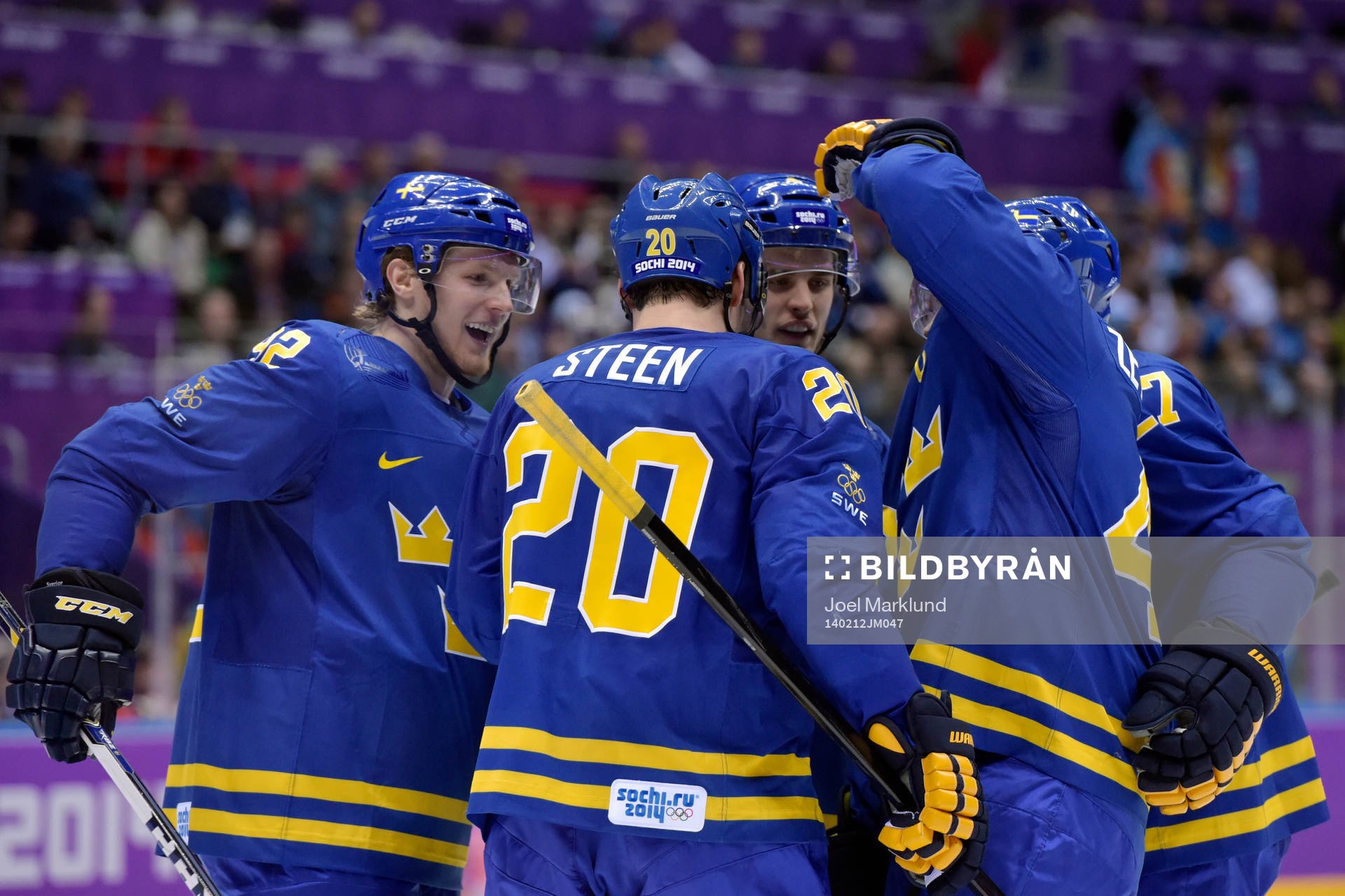 Sveriges Henrik Zetterberg jublar