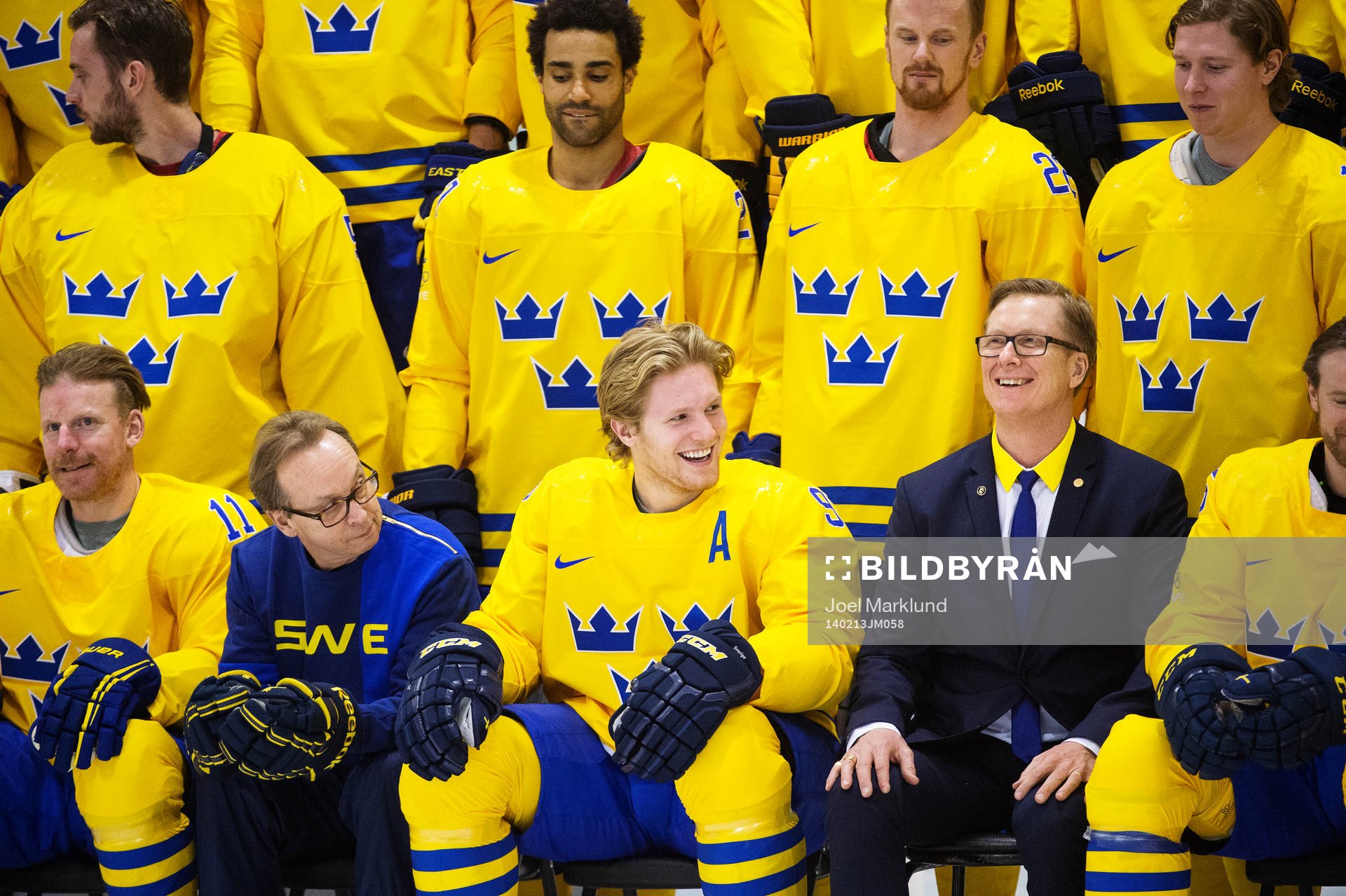 Daniel Alfredsson, förbundskapten Pär Mårts, Gabriel