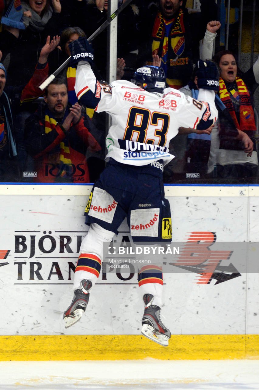 Djurgårdens Dustin Johner jublar