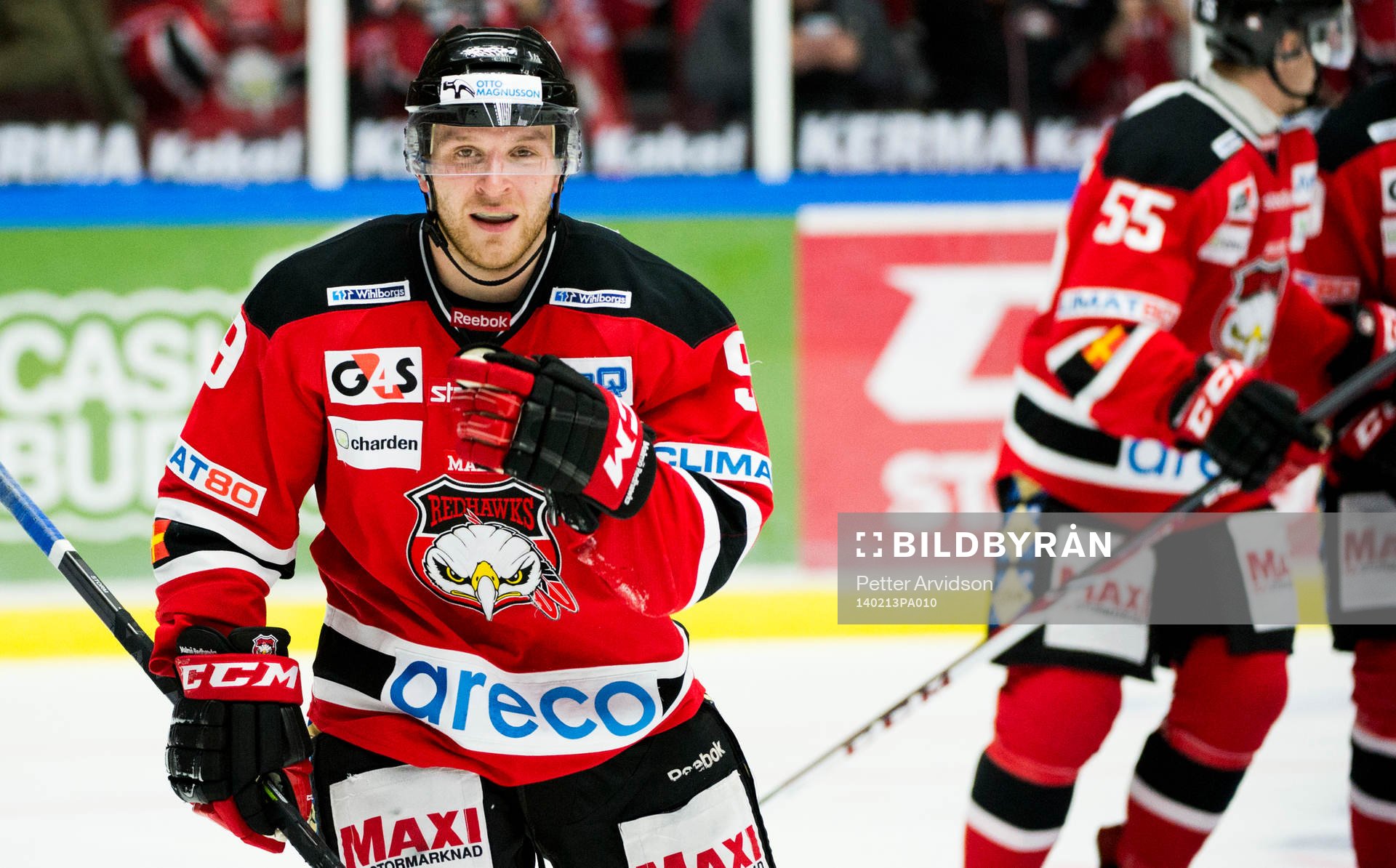 Malmö Redhawks Fredrik Storm jublar