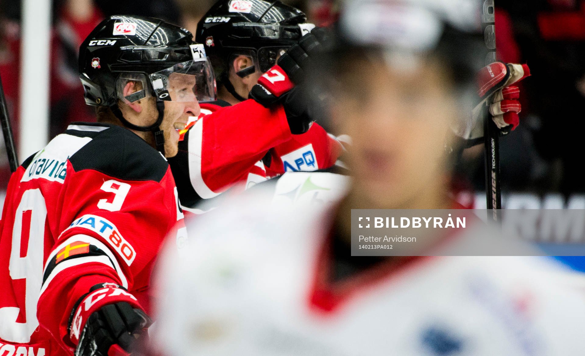 Malmö Redhawks Fredrik Storm jublar