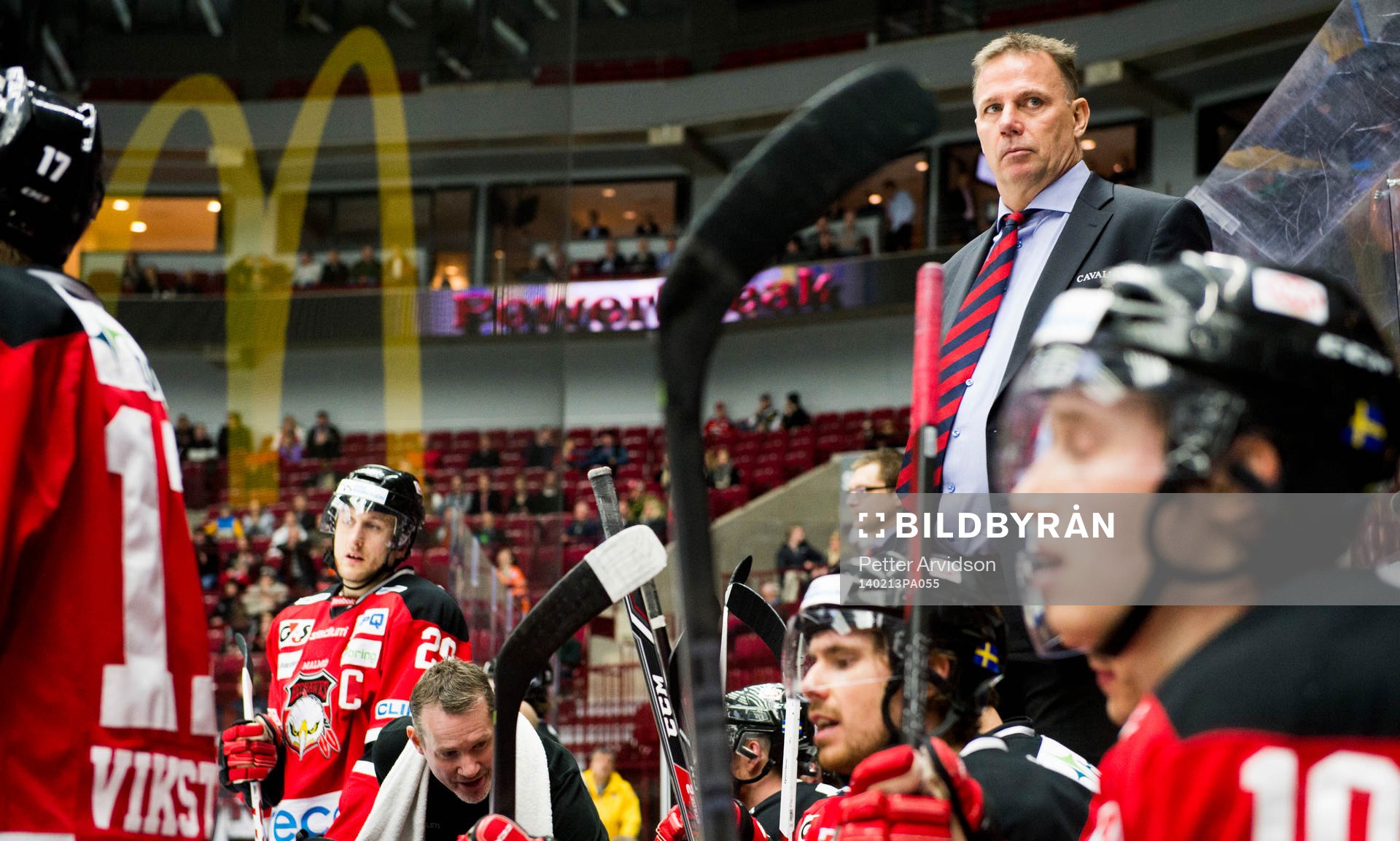 Malmö Redhawks tränare Mats Lusth