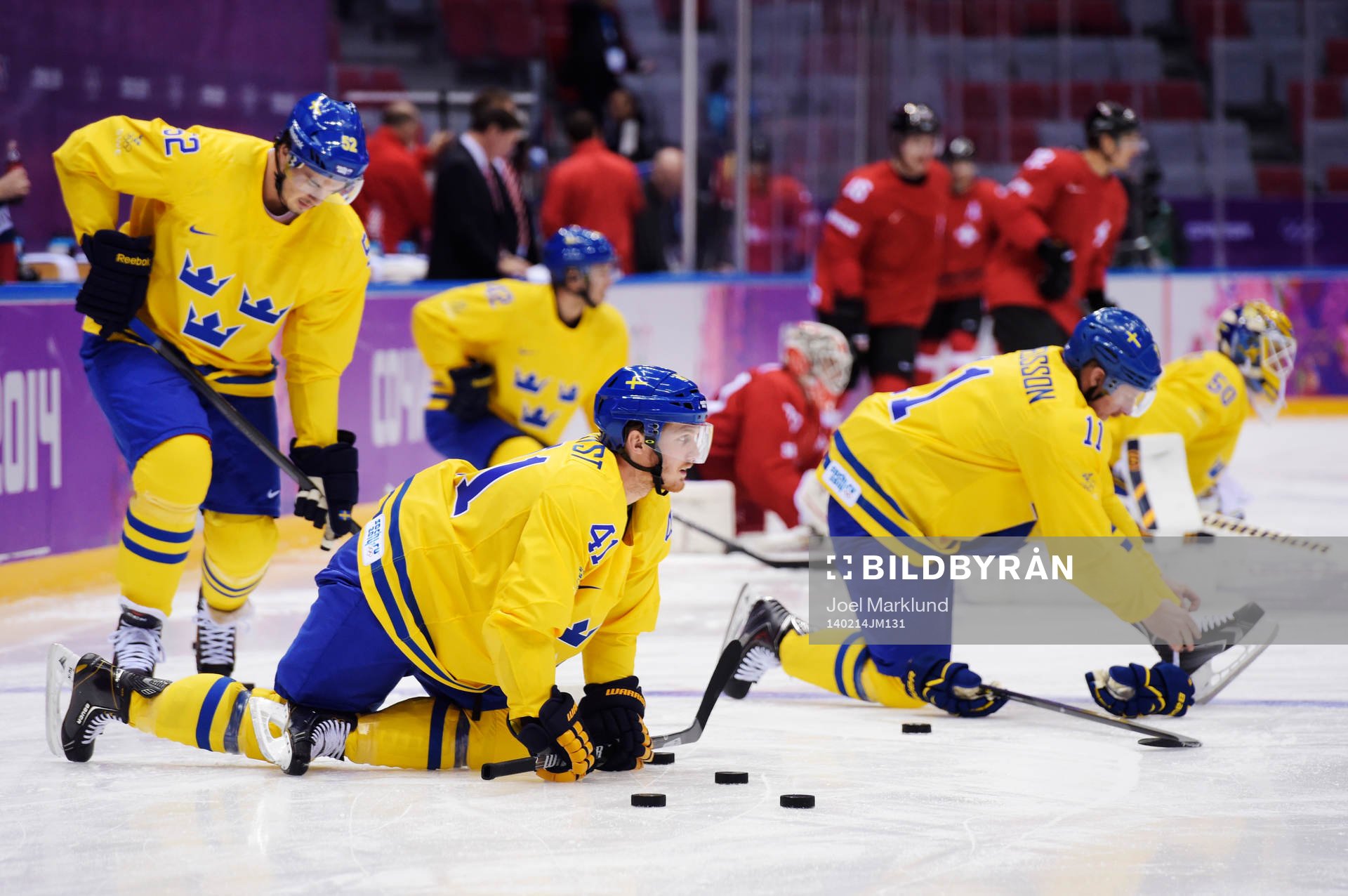 Sveriges Gustav Nyquist stretchar