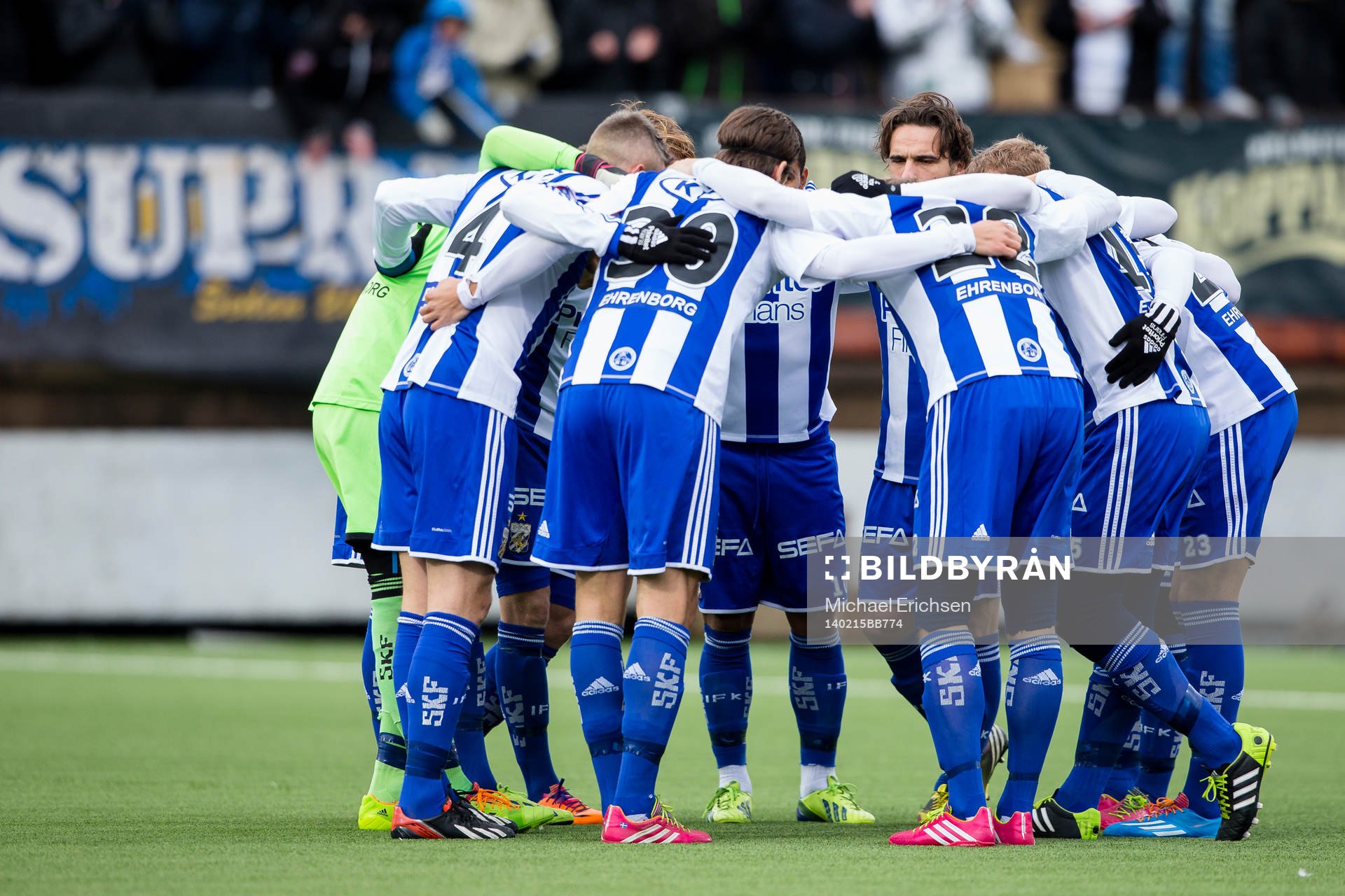 IFK Göteborg samlat innan träningsmatchen i fotboll