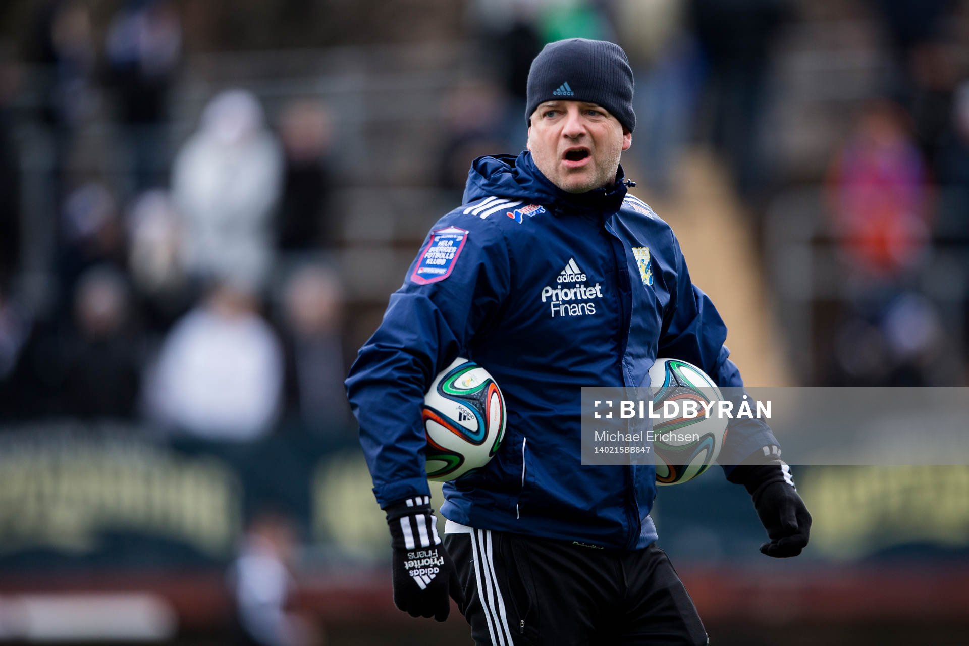 IFK Göteborgs assisterande tränare Magnus Edlund innan