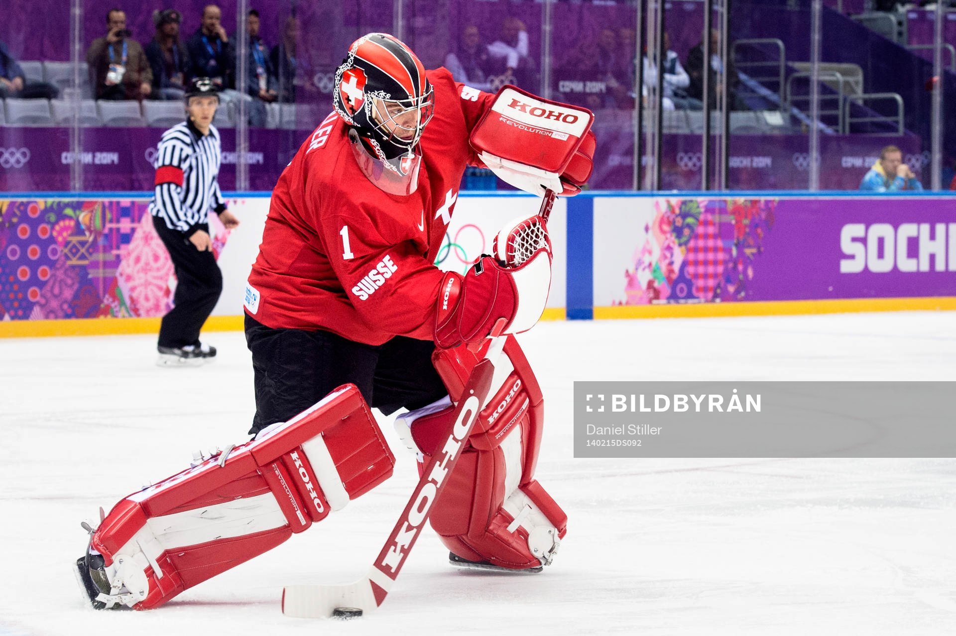 Schweiz målvakt Jonas Hiller