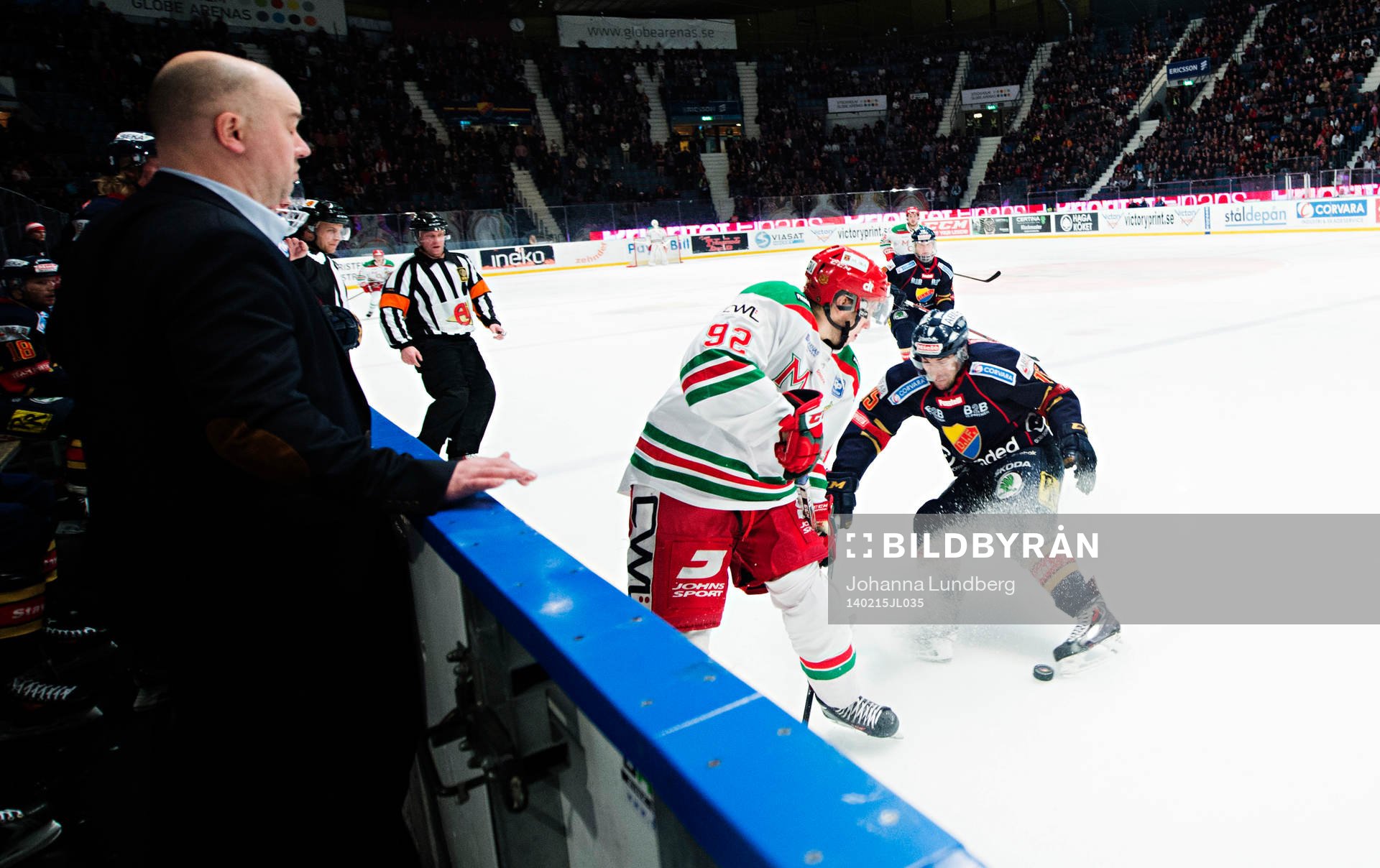 Djurgårdens assisterende tränare Stefan Nyman  ryggar