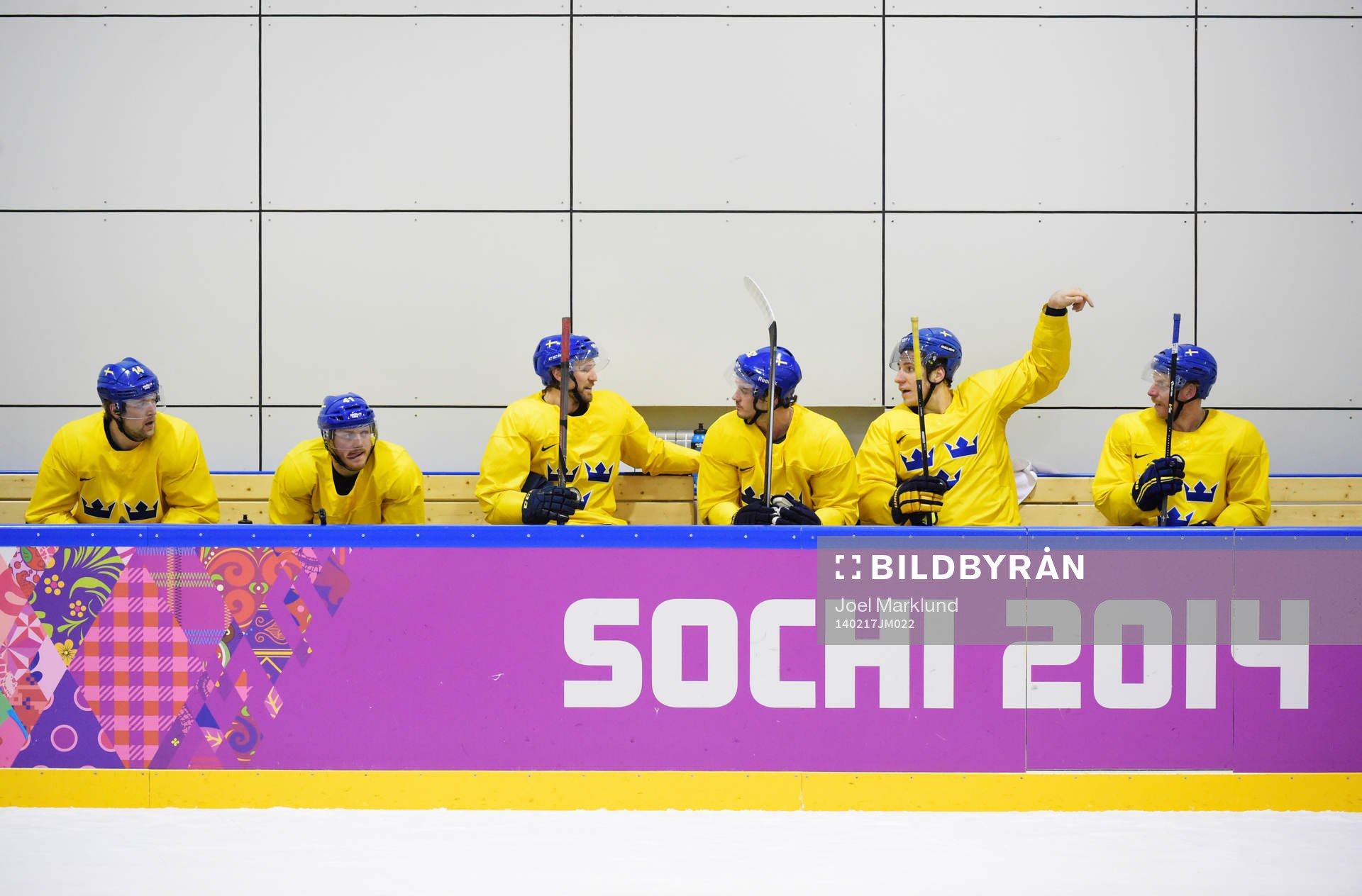 Patrik Berglund, Gustav Nyquist, Niklas Kronwall, Jonathan