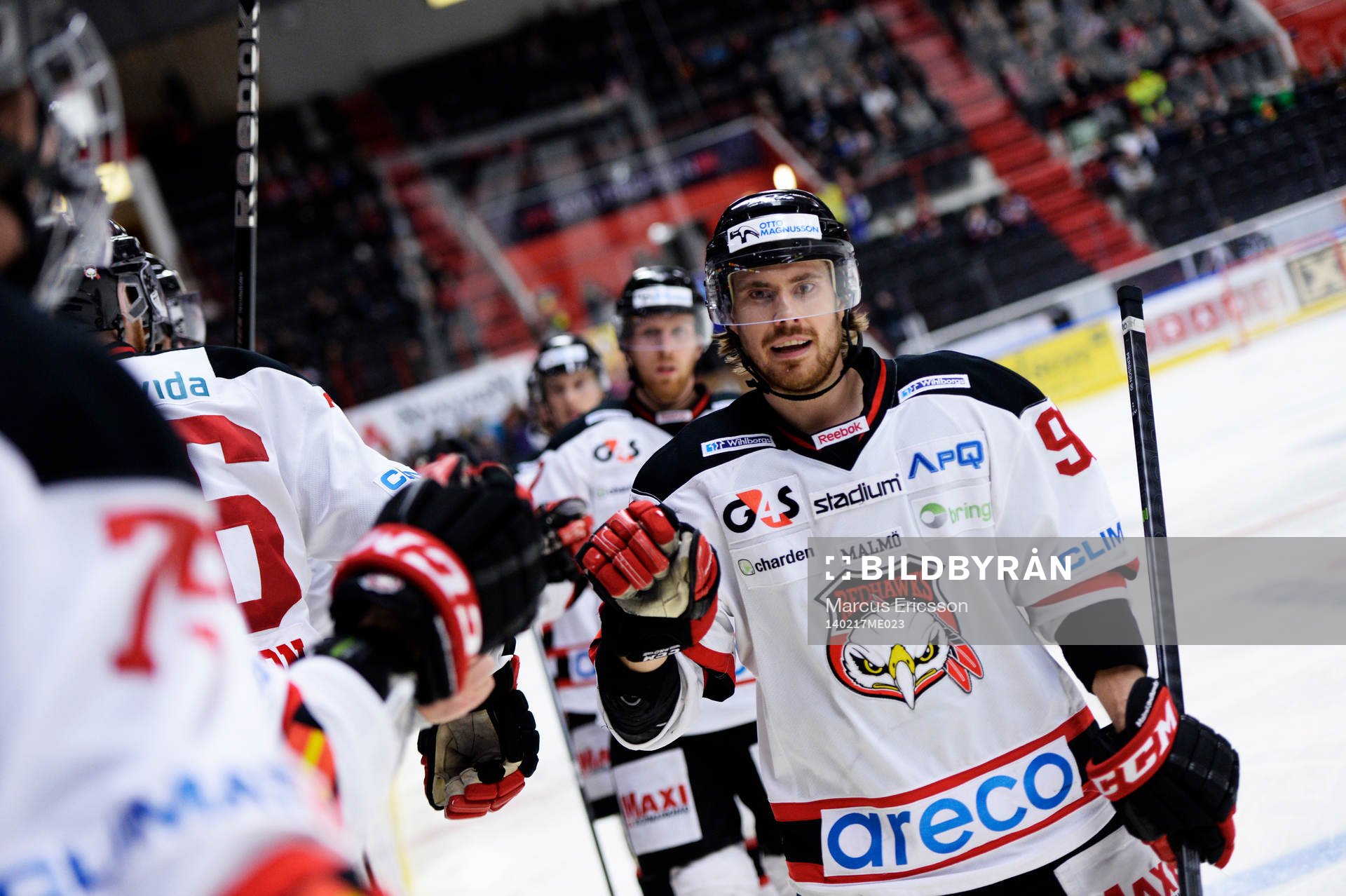 Malmö Redhawks Mattias Persson jublar