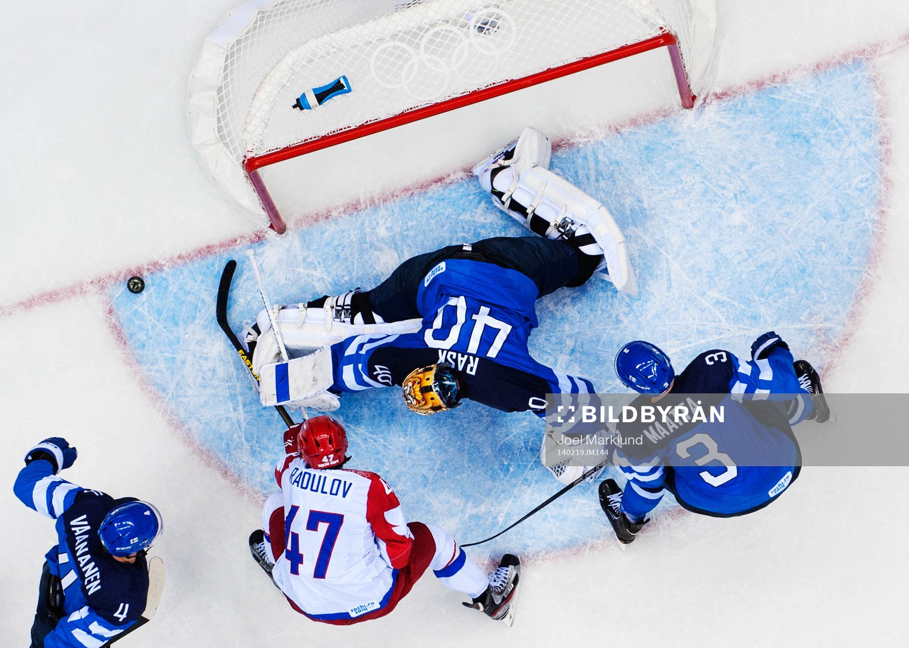 Rysslands Alexander Radulov oroar framför Finlands