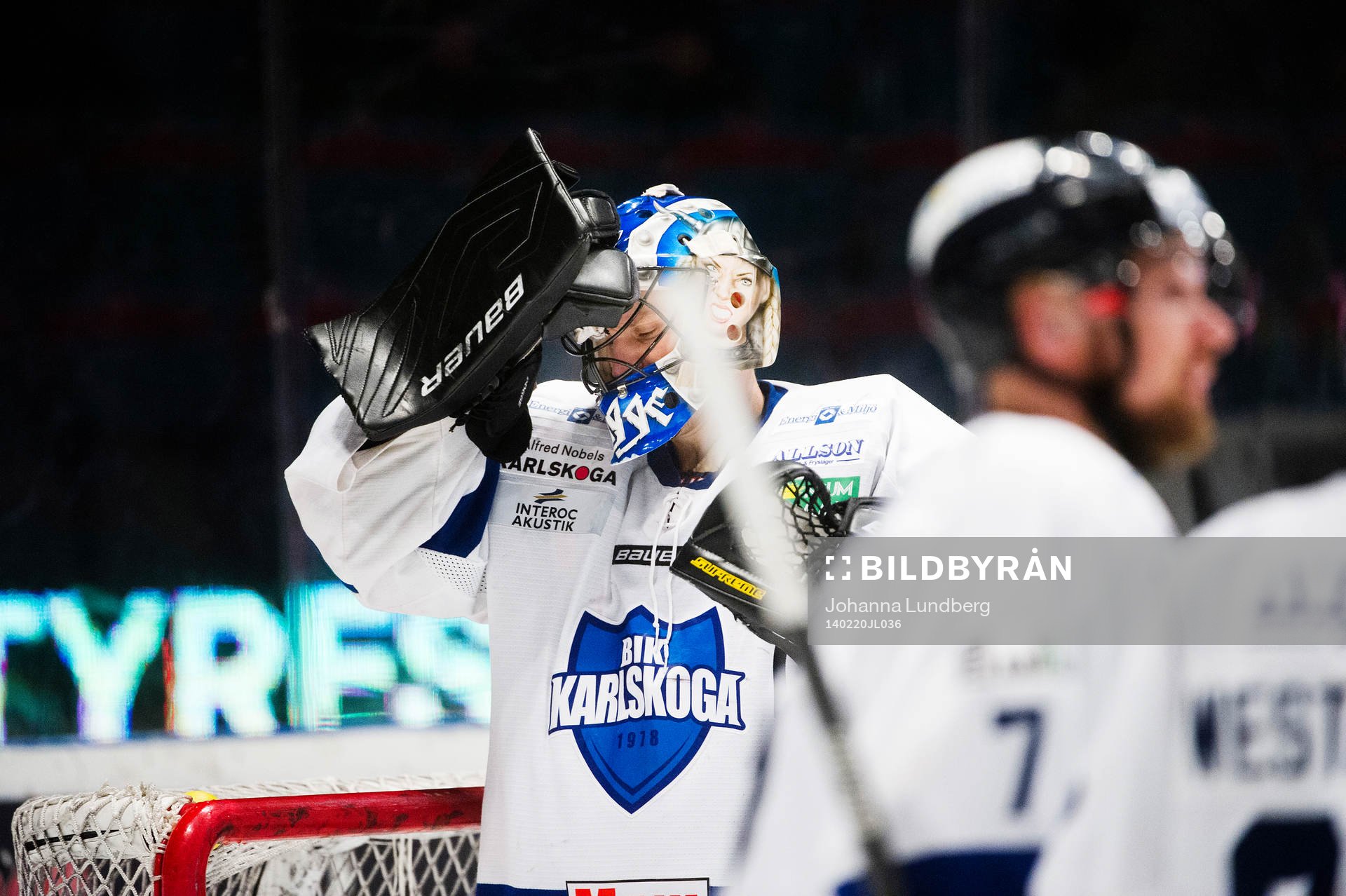 Karlskogas målvakt Justin Pogge deppar