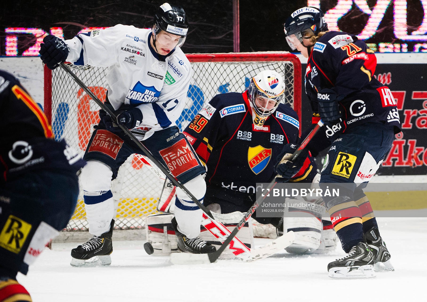 Karlskogas Pathrik Vesterholm och Djurgårdens Nicklas