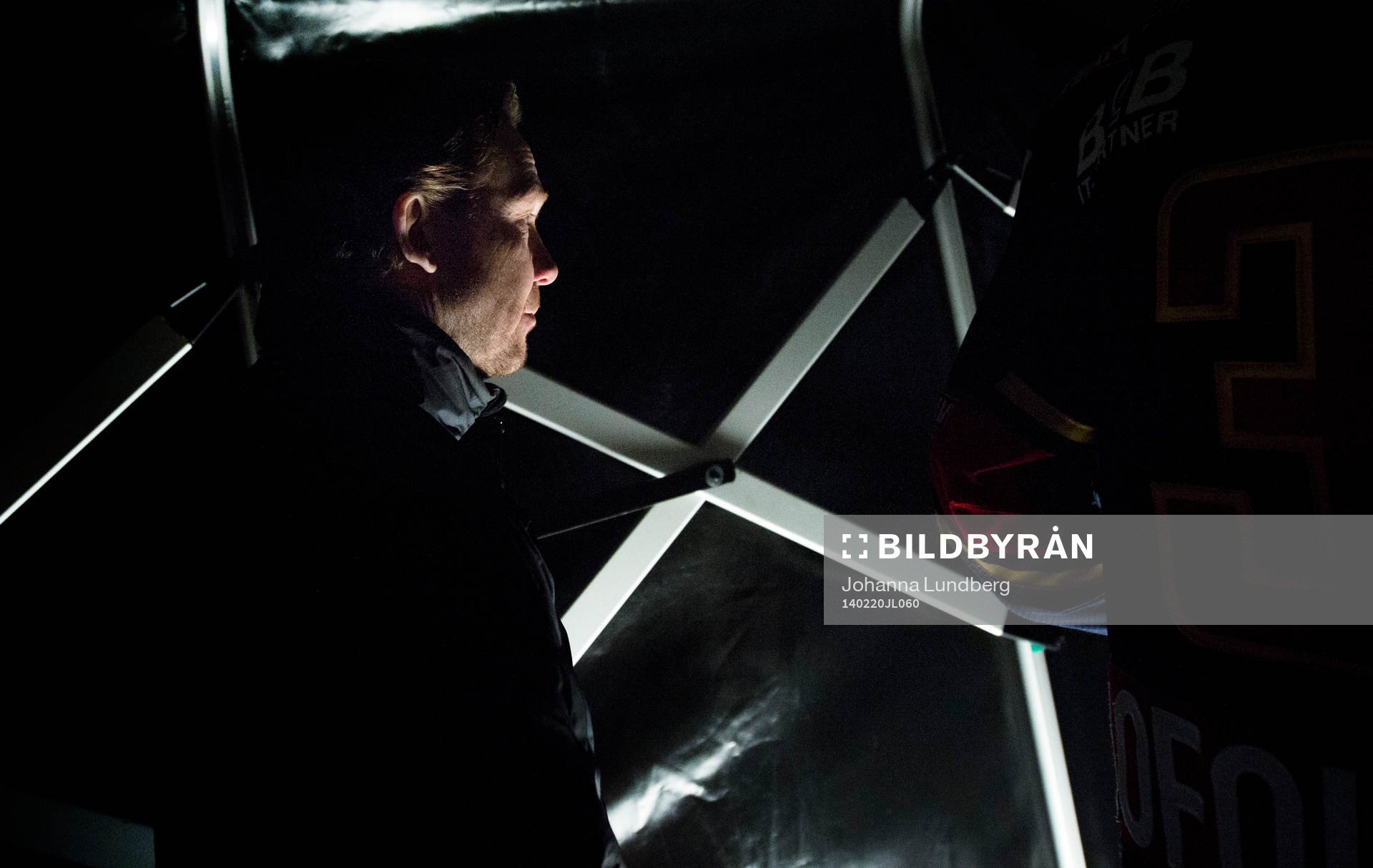 Djurgårdens sportchef Challe Berglund i spelargången