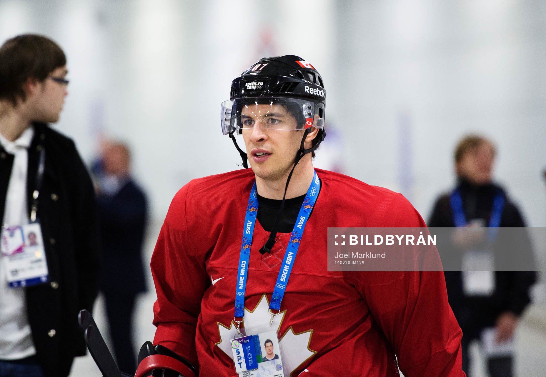 Sidney Crosby lämnar Kanadas ishockeylandslags träning