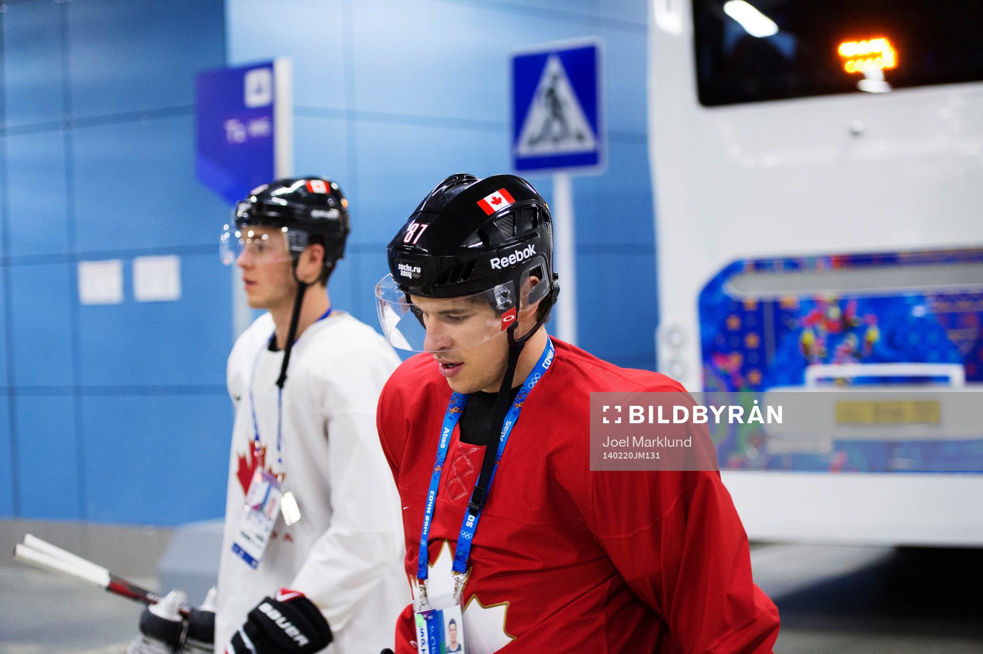 Sidney Crosby lämnar Kanadas ishockeylandslags träning
