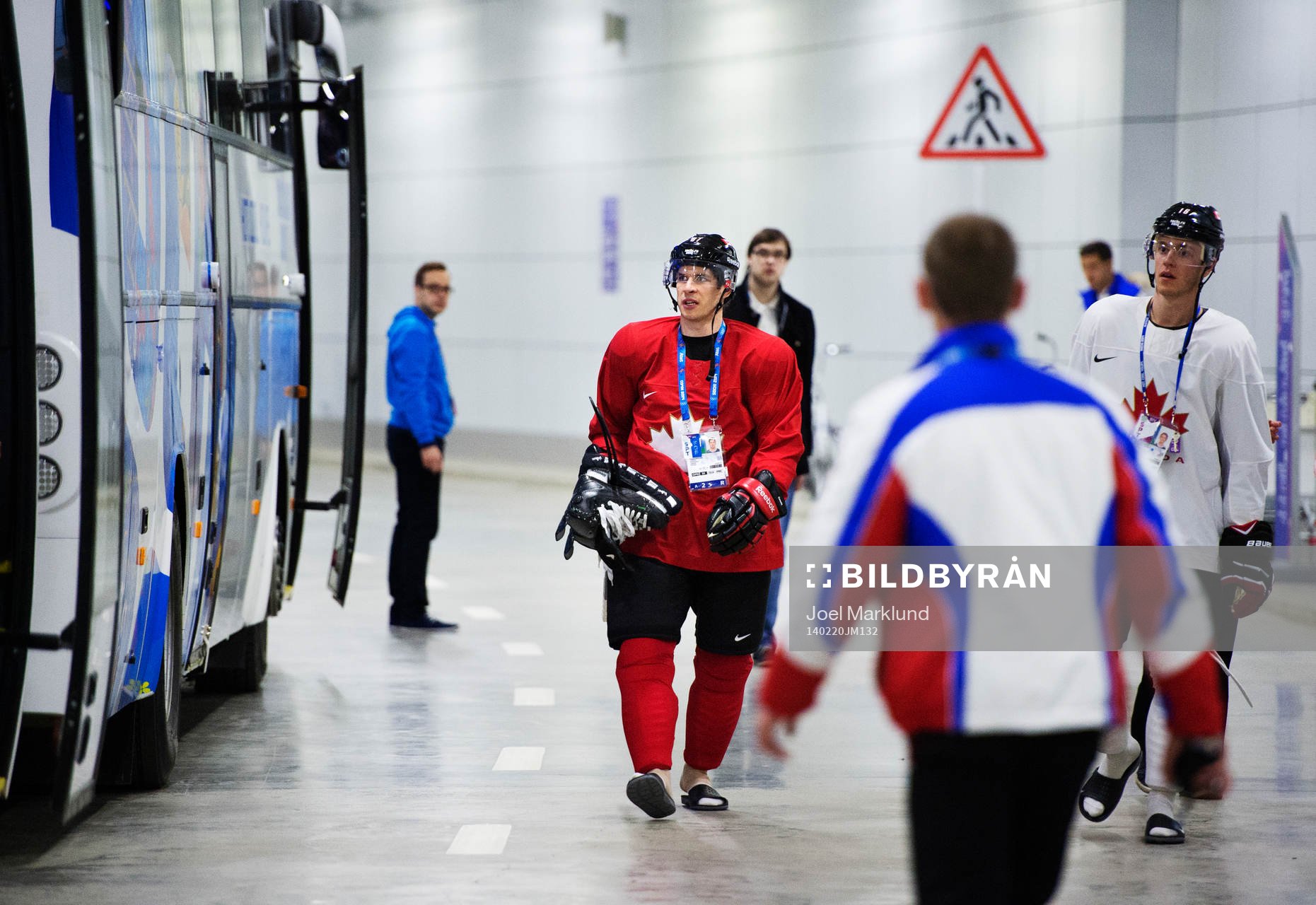 Sidney Crosby lämnar Kanadas ishockeylandslags träning