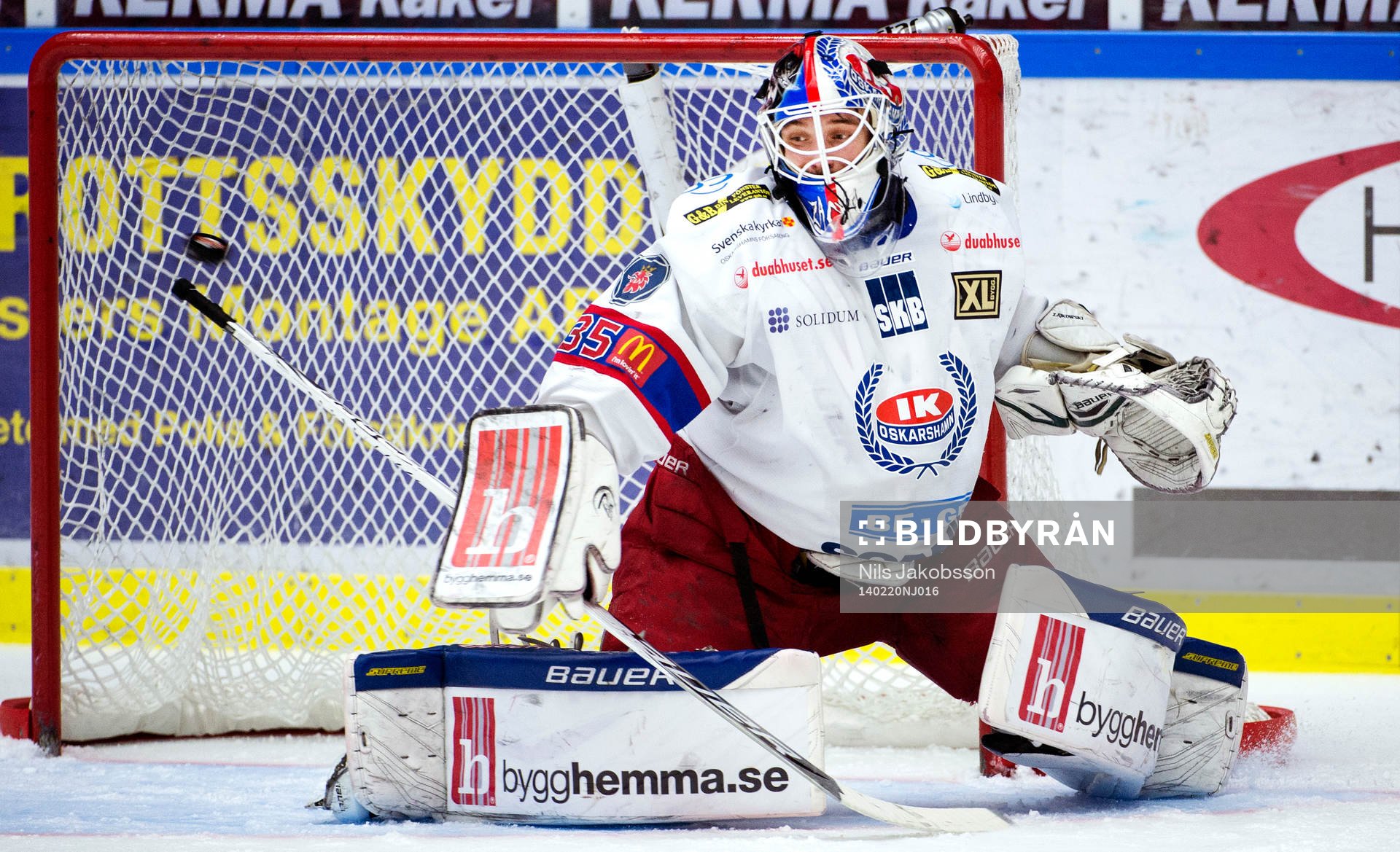 Oskarshamns målvakt Michal Zajkowski