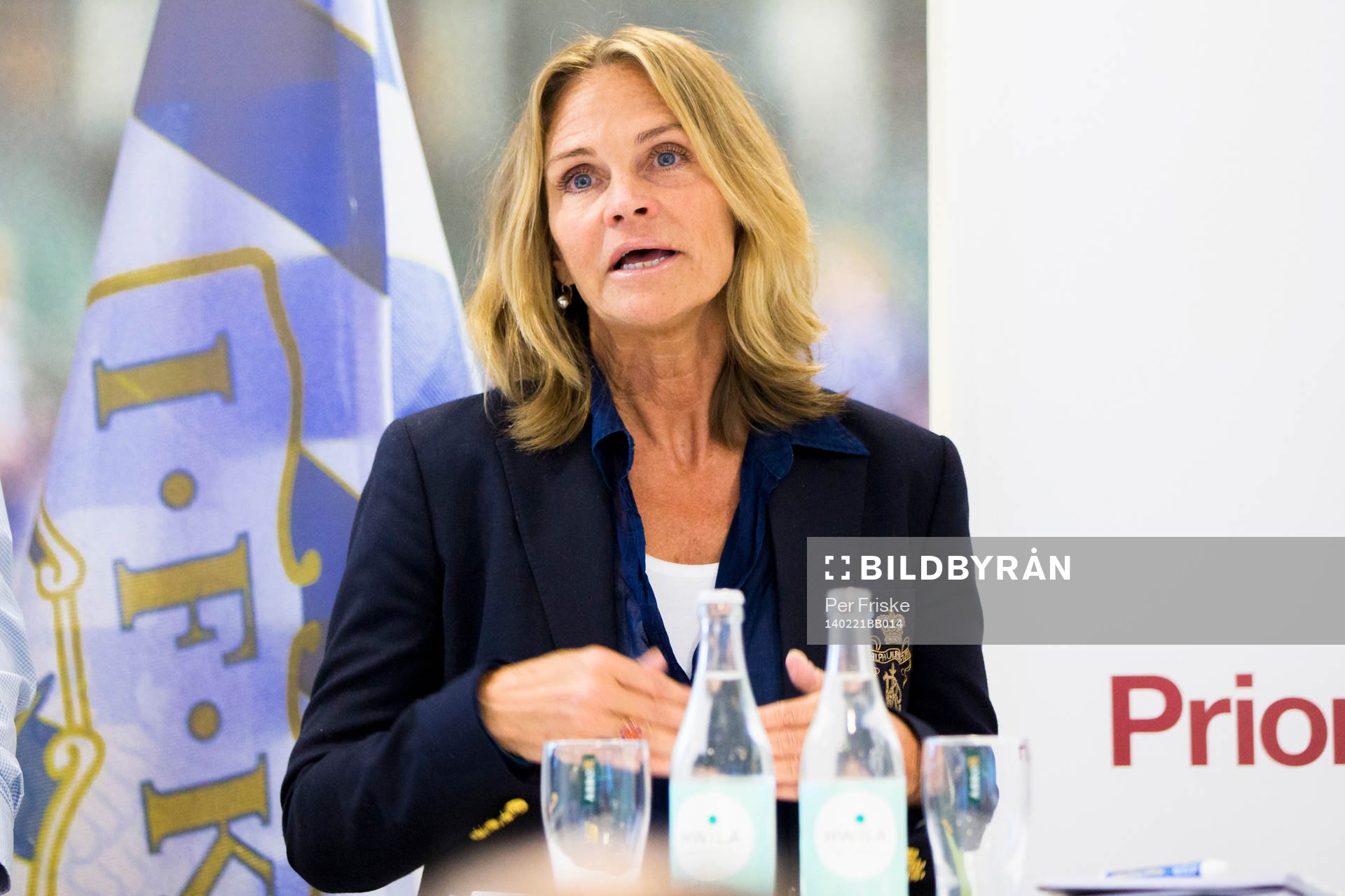 Kristina Cohn Lindhe presenteras som ny styrelseledamot i IFK Göteborg under en presskonferens den 21 februari 2014 i Göteborg .
