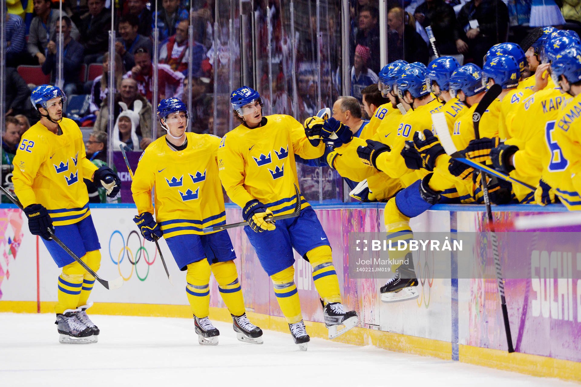 Sveriges Loui Eriksson jublar