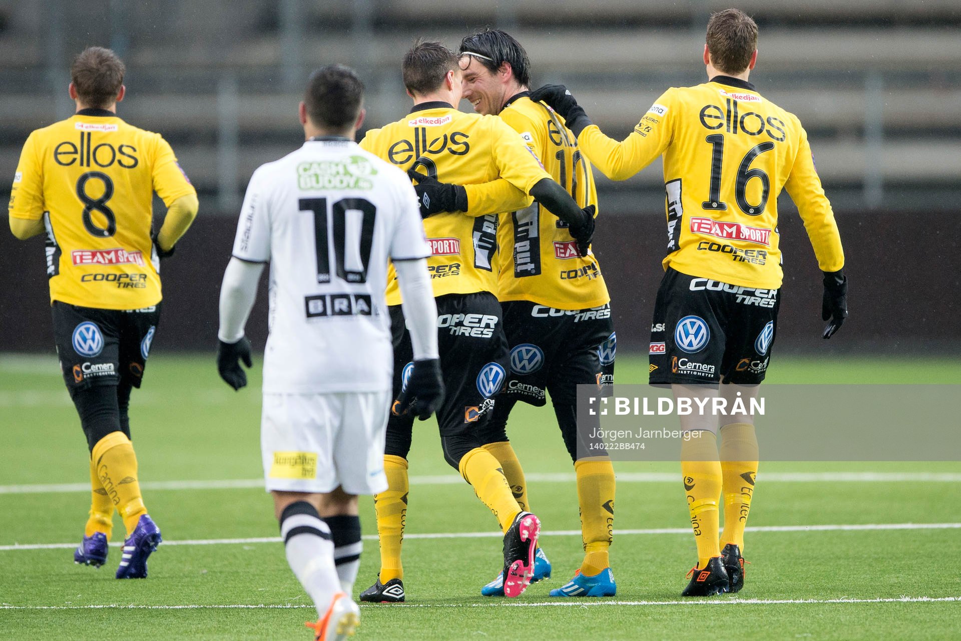 Elfsborgs spelarna jublar