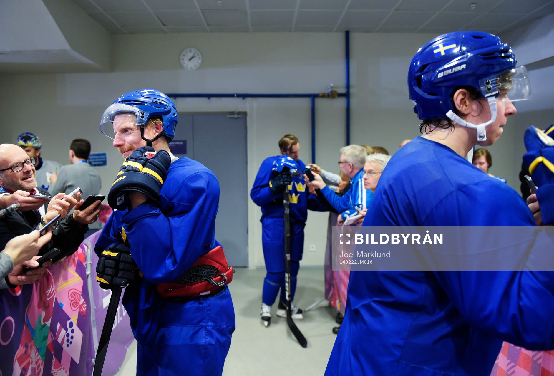 Daniel Alfredsson, Niklas Kronwall och Nicklas Bäckström