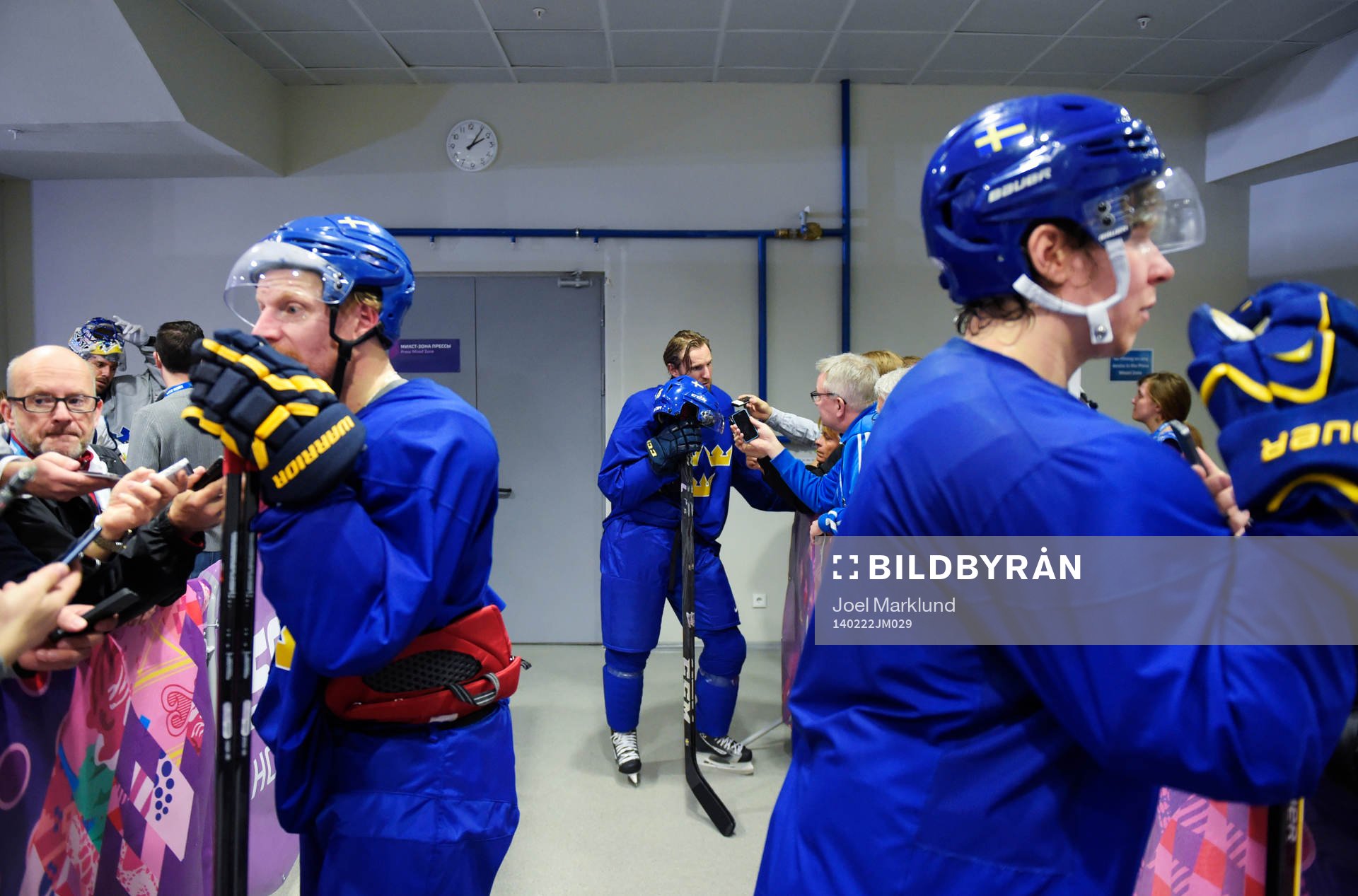 Daniel Alfredsson, Niklas Kronwall och Nicklas Bäckström