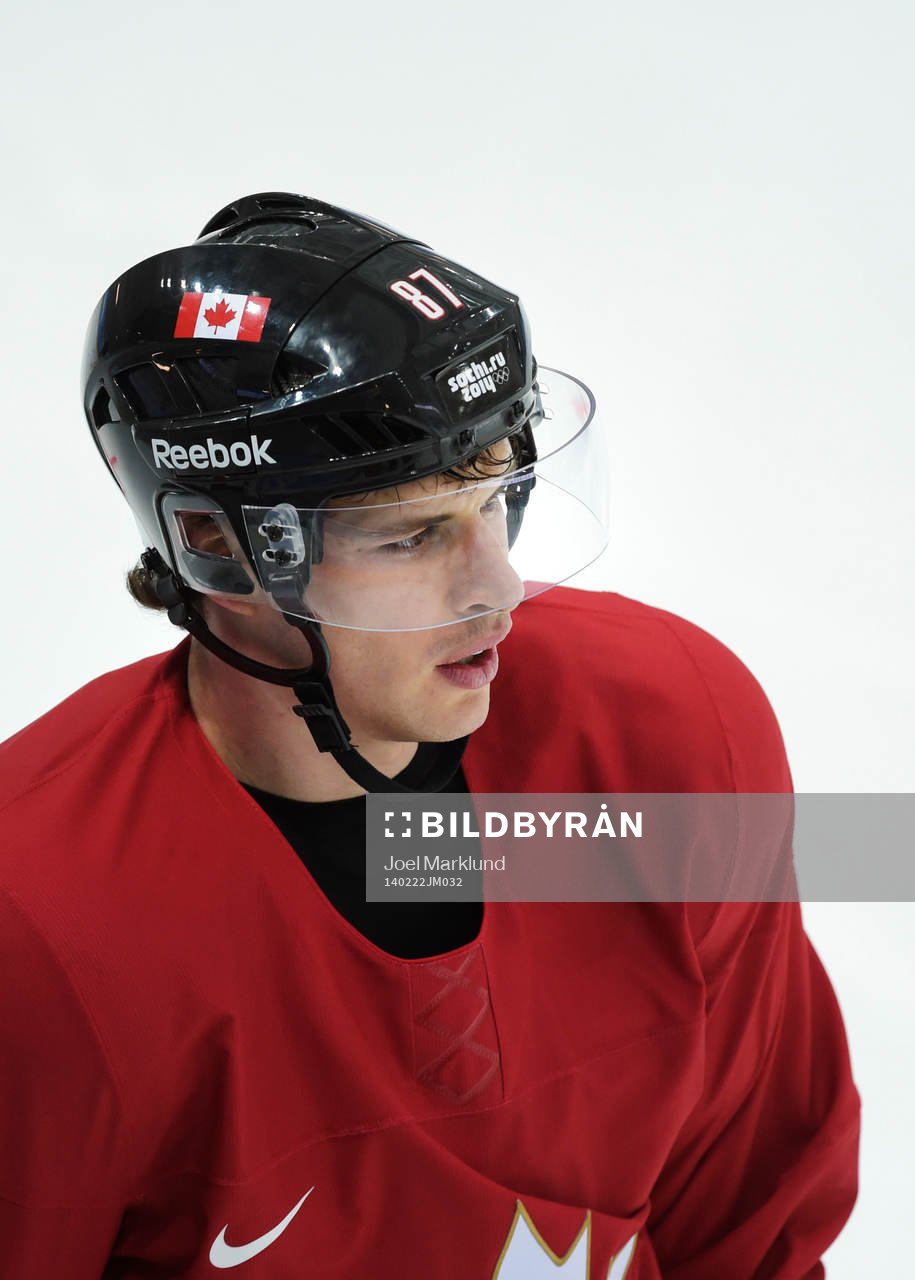 Sidney Crosby på Kanadas ishockeylandslags träning