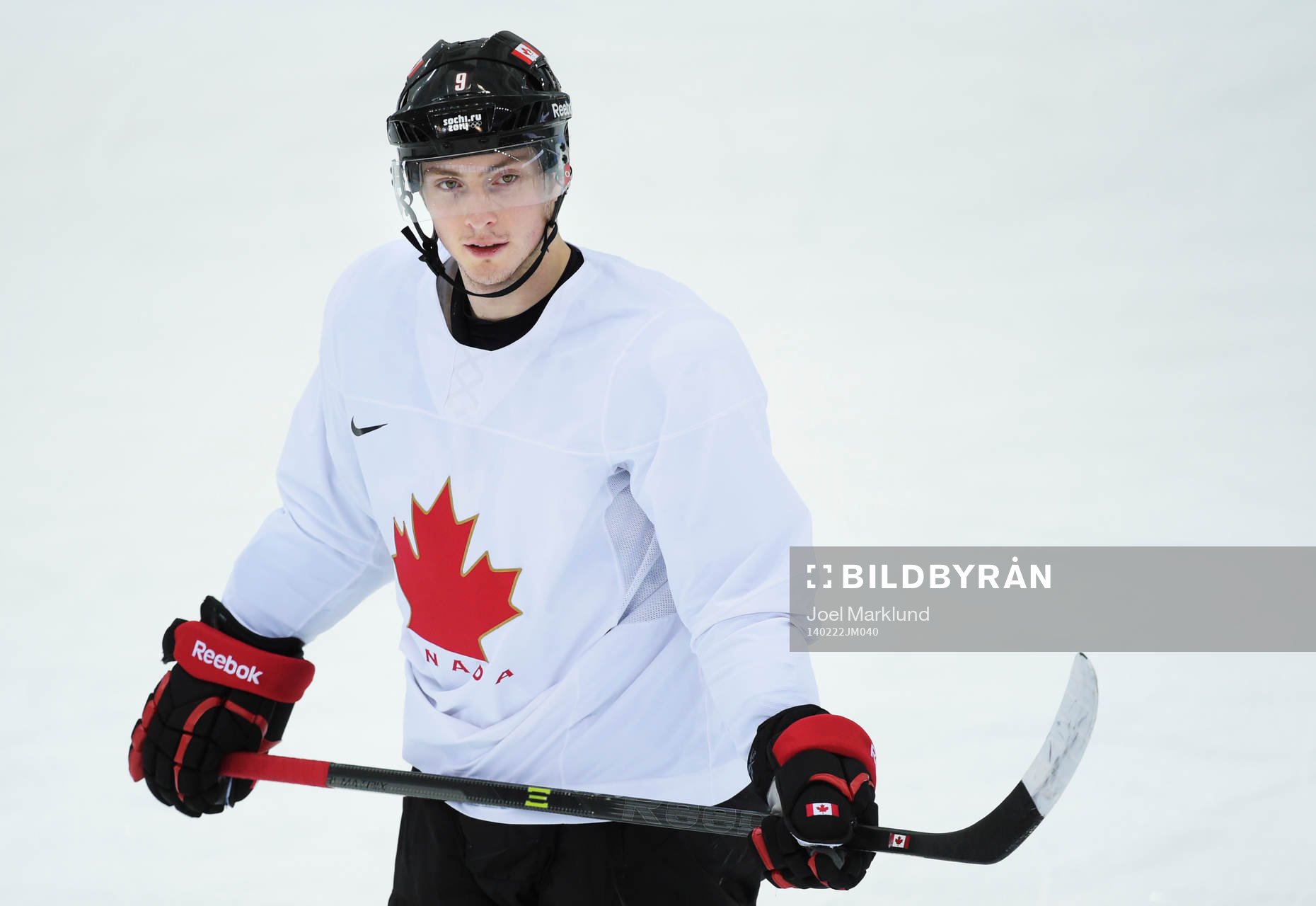 Matt Duchene på Kanadas ishockeylandslags träning