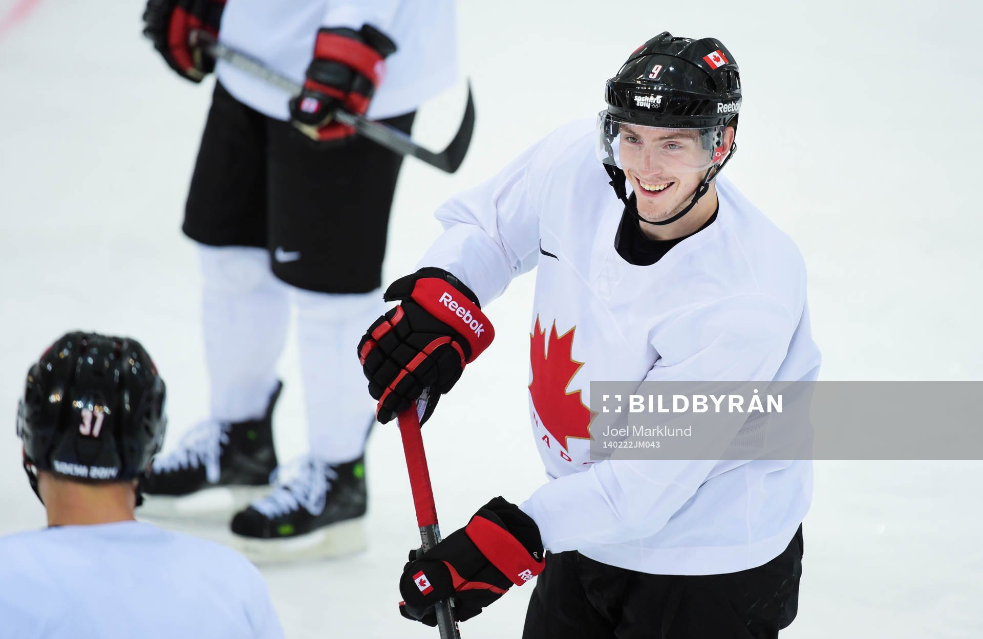 Matt Duchene på Kanadas ishockeylandslags träning