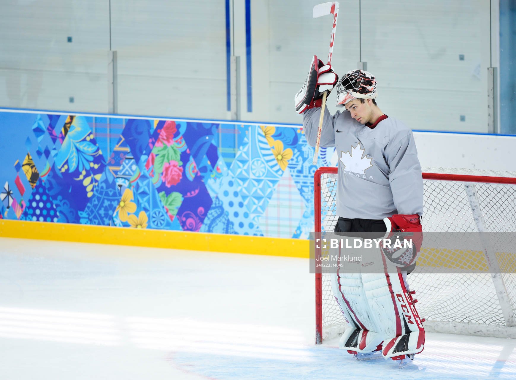 Målvakten Carey Price på Kanadas ishockeylandslags