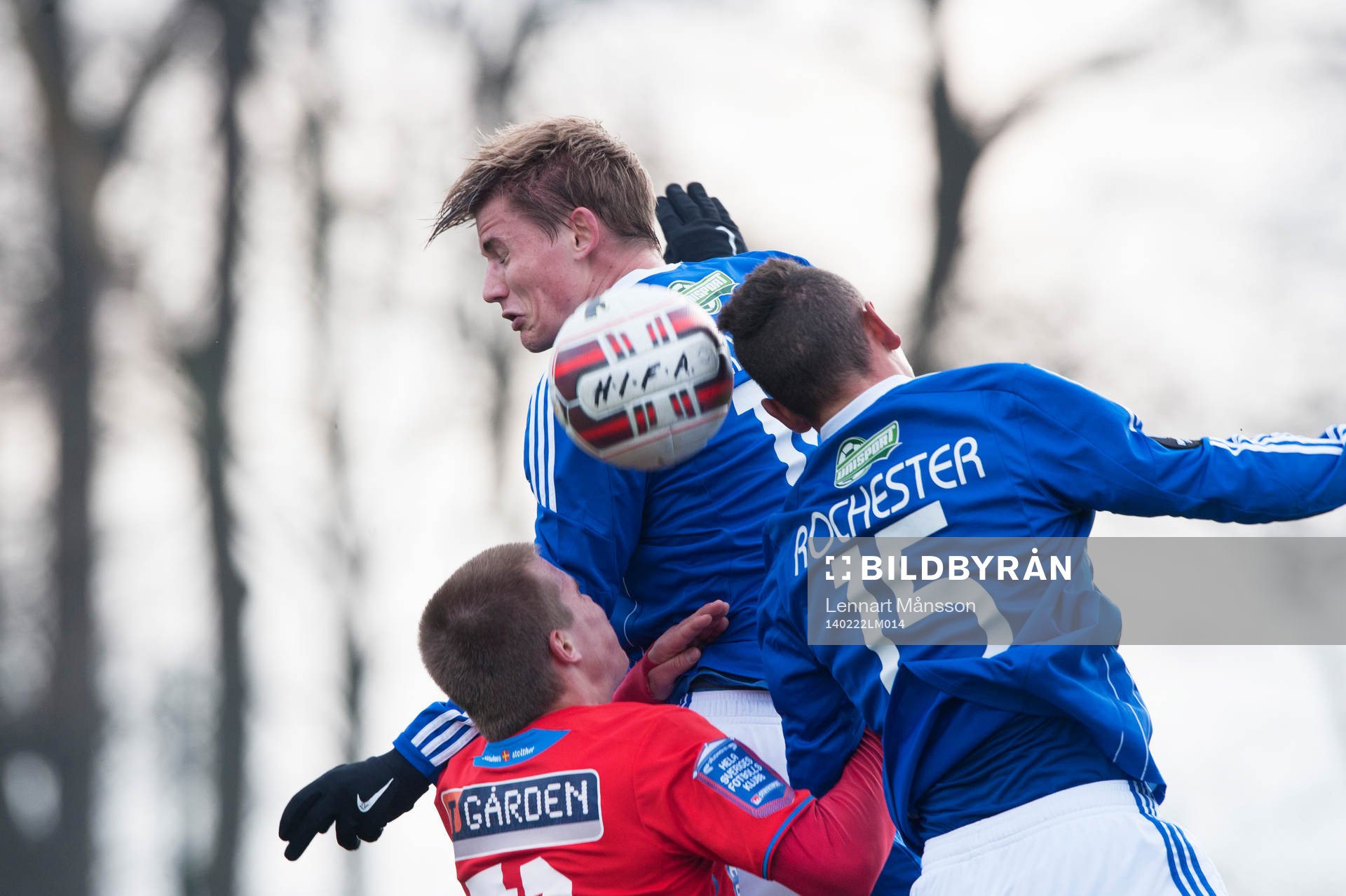 Lyngby når högre än Helsingborg Elias Andersson i