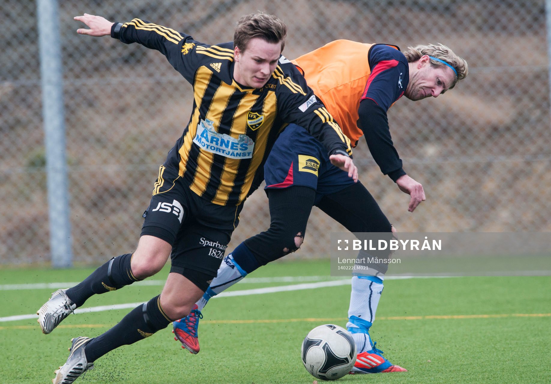 IFK Hässleholms Danny Gunnarsson och Perstorps Jim