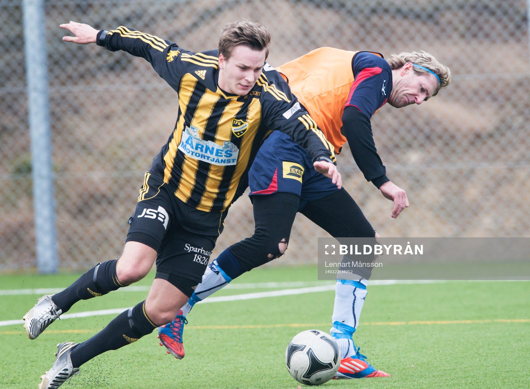 IFK Hässleholms Danny Gunnarsson och Perstorps Jim