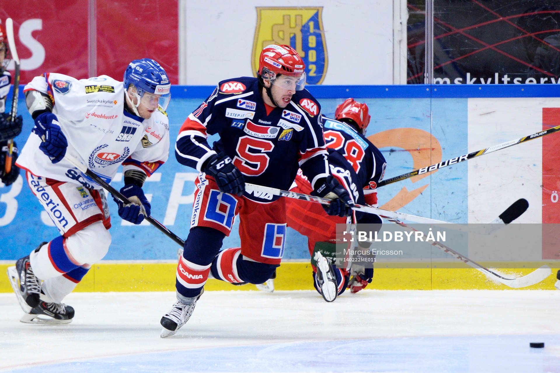 Södertäljes Phil DeSimone och Oskarshamn Andreas Valdix