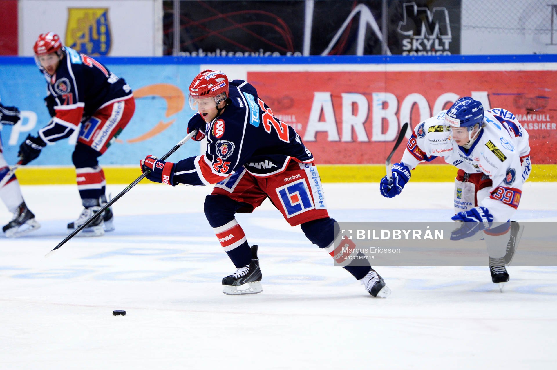Södertäljes Jake Marto och Oskarshamn Victor Svensson