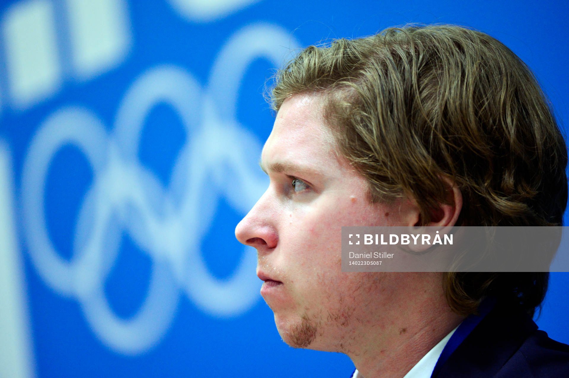 Nicklas Bäckström på presskonferensen