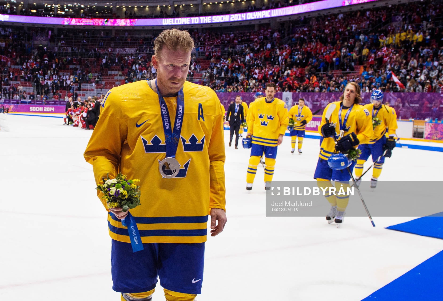 Sveriges Daniel Alfredsson lämnar isen